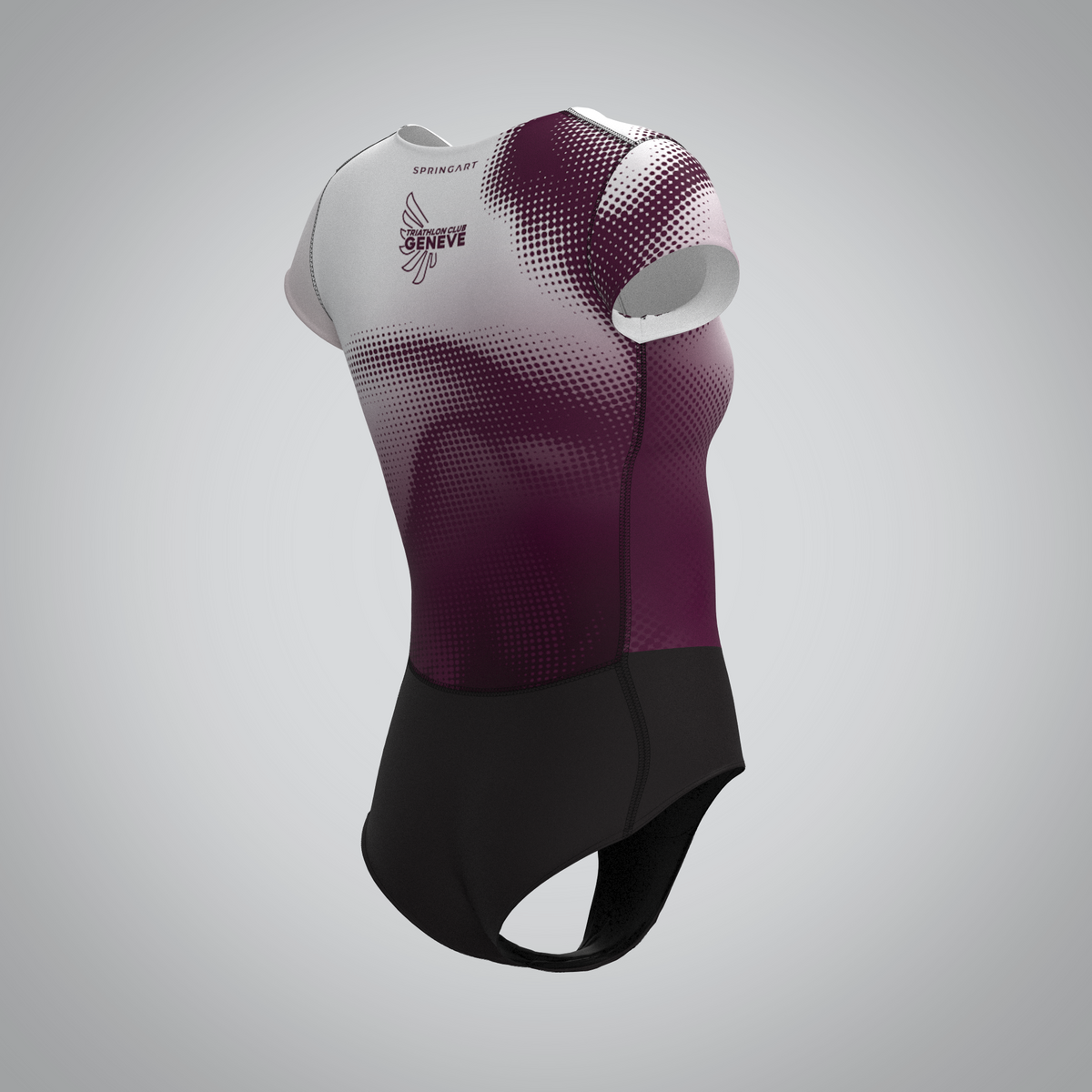 Combinaison Femme Manches Courtes Triathlon Club Genève