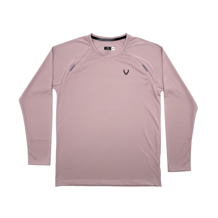 T-shirt manches longues rose