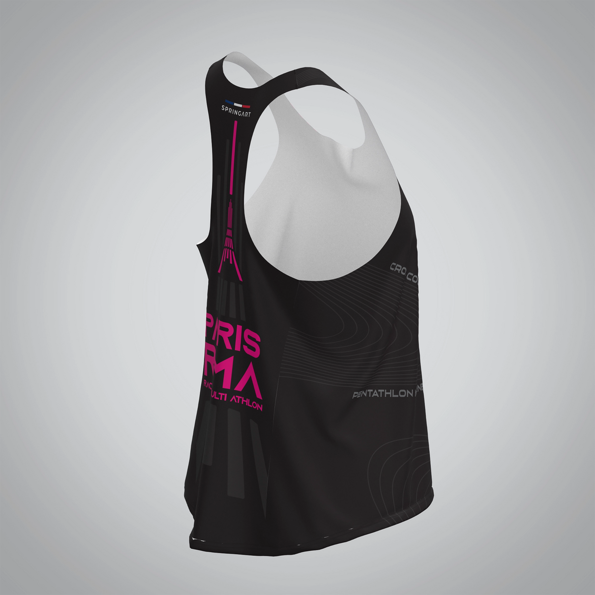 Débardeur Elite Femme Paris Racing Multi-athlon