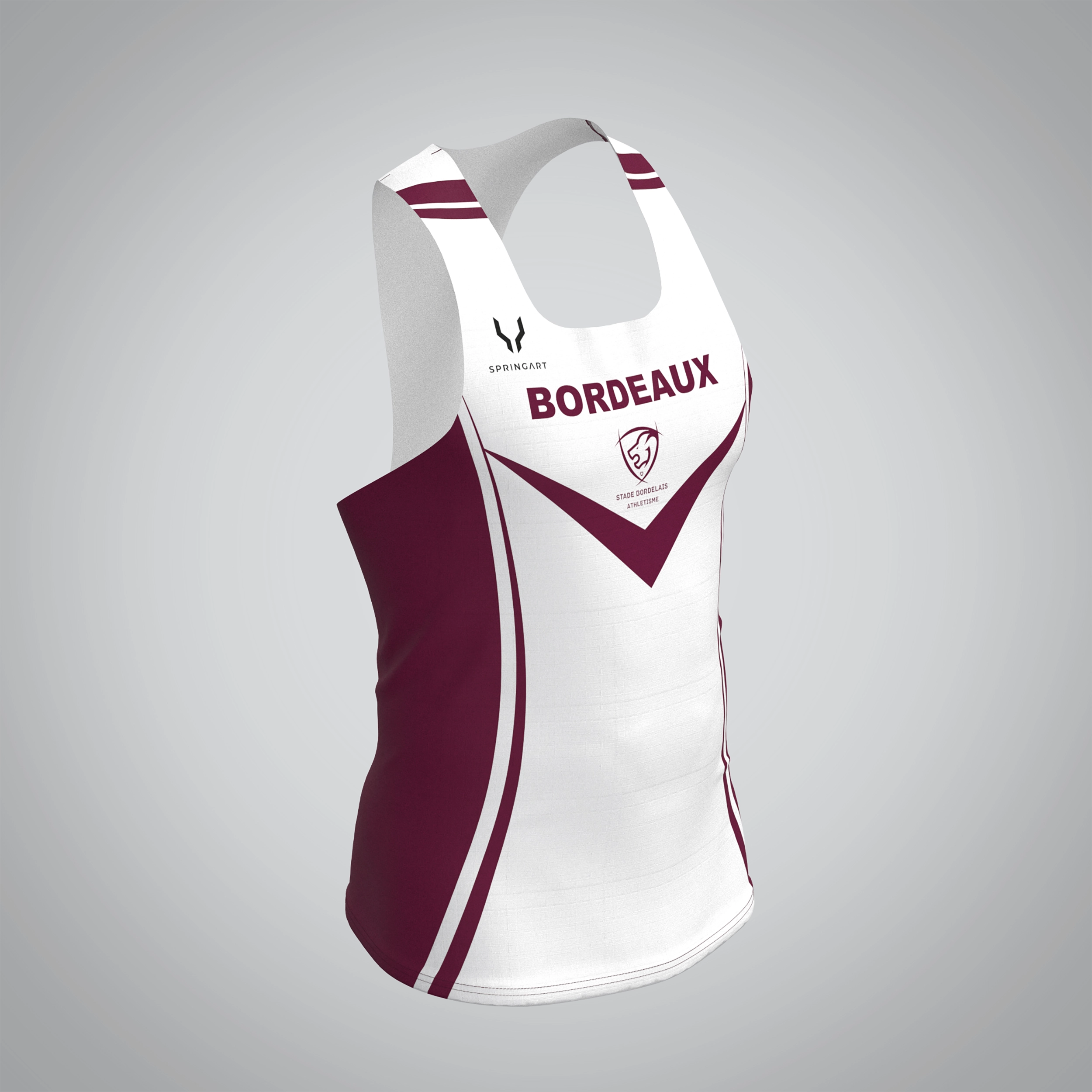 Débardeur Elite Homme Bordeaux Athlétisme