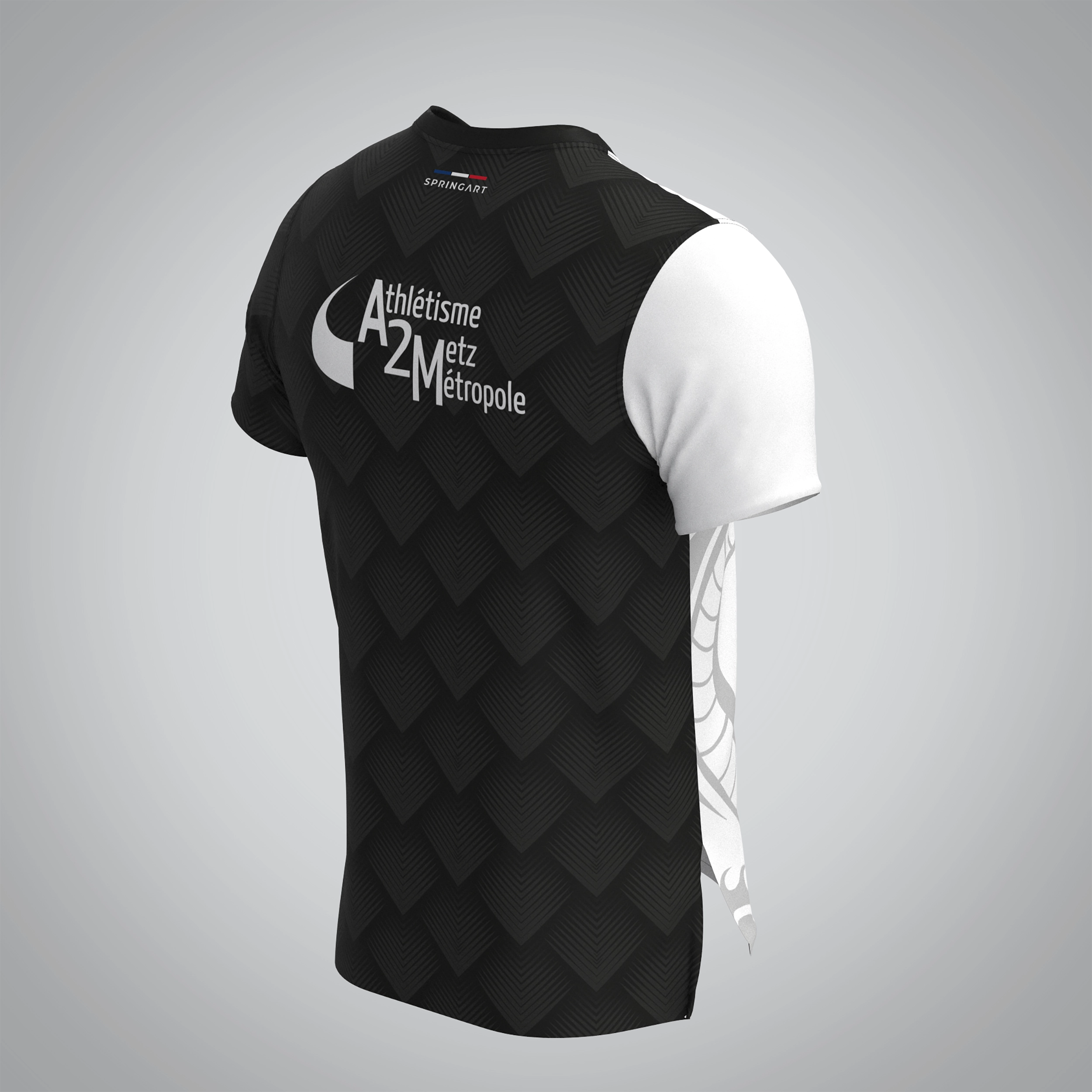 T-shirt Manches Courtes Homme Athlétisme Metz Métropole