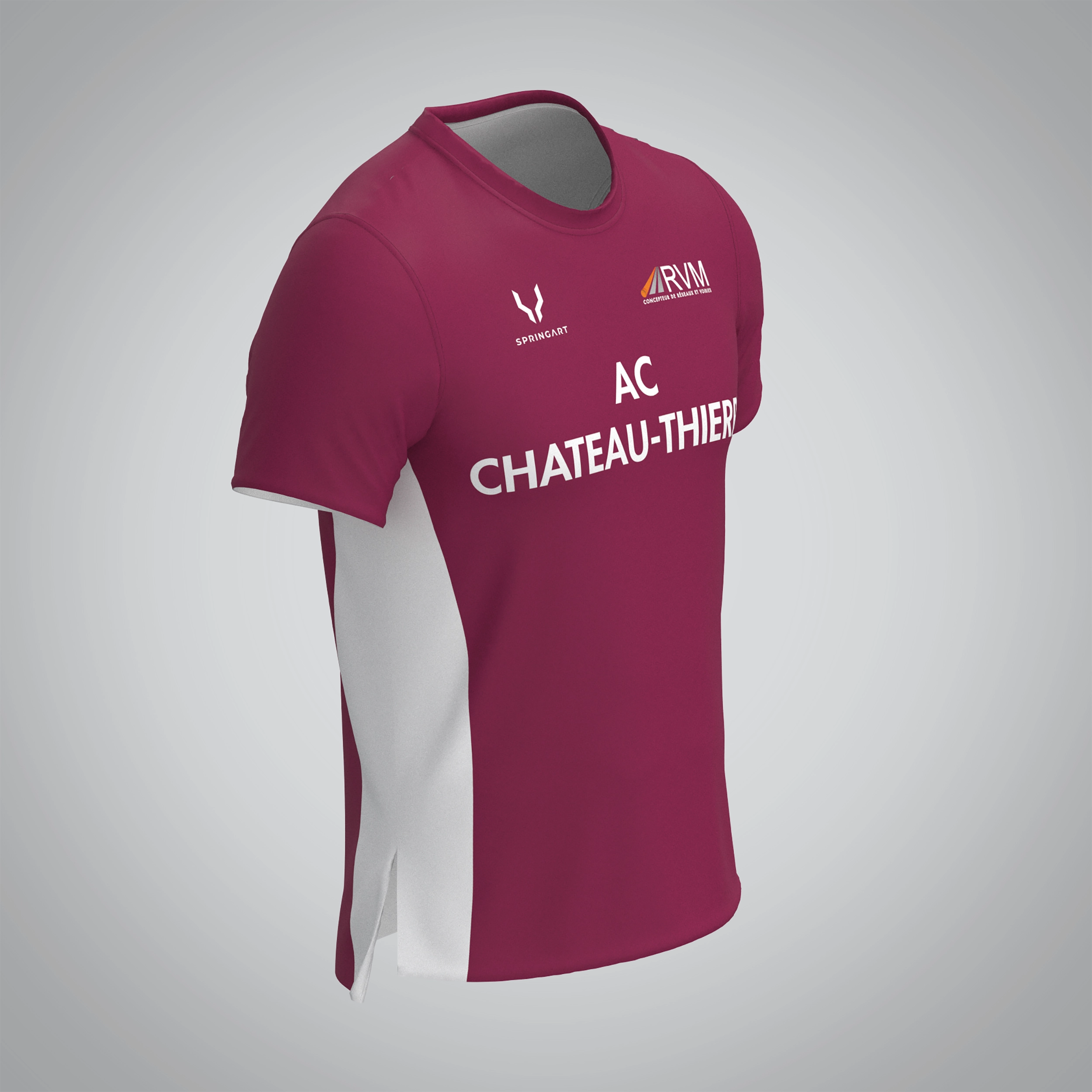 T-shirt Manches Courtes Homme AC Chateau Thierry
