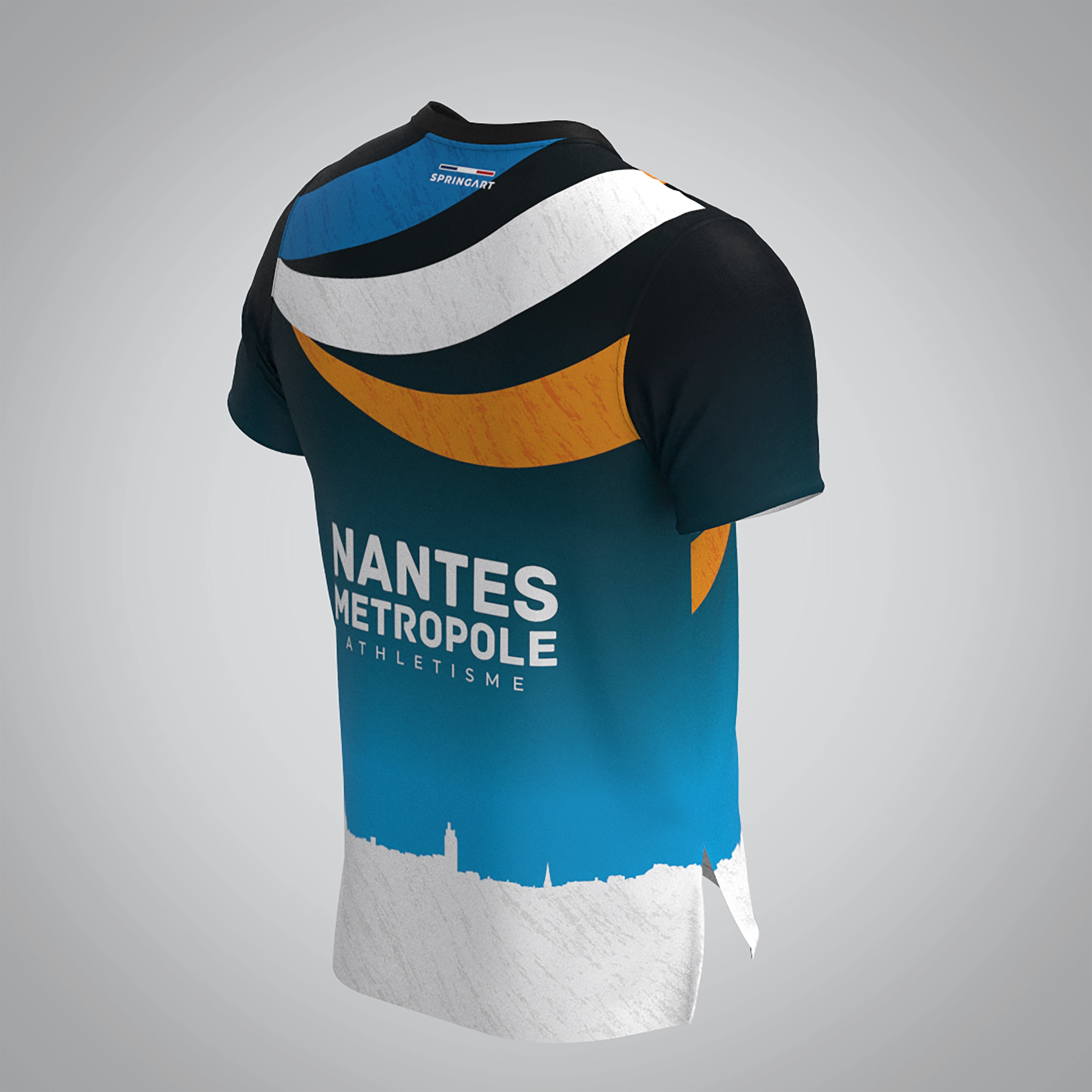 T-shirt Manches Courtes Homme Nantes Métropole Athlétisme