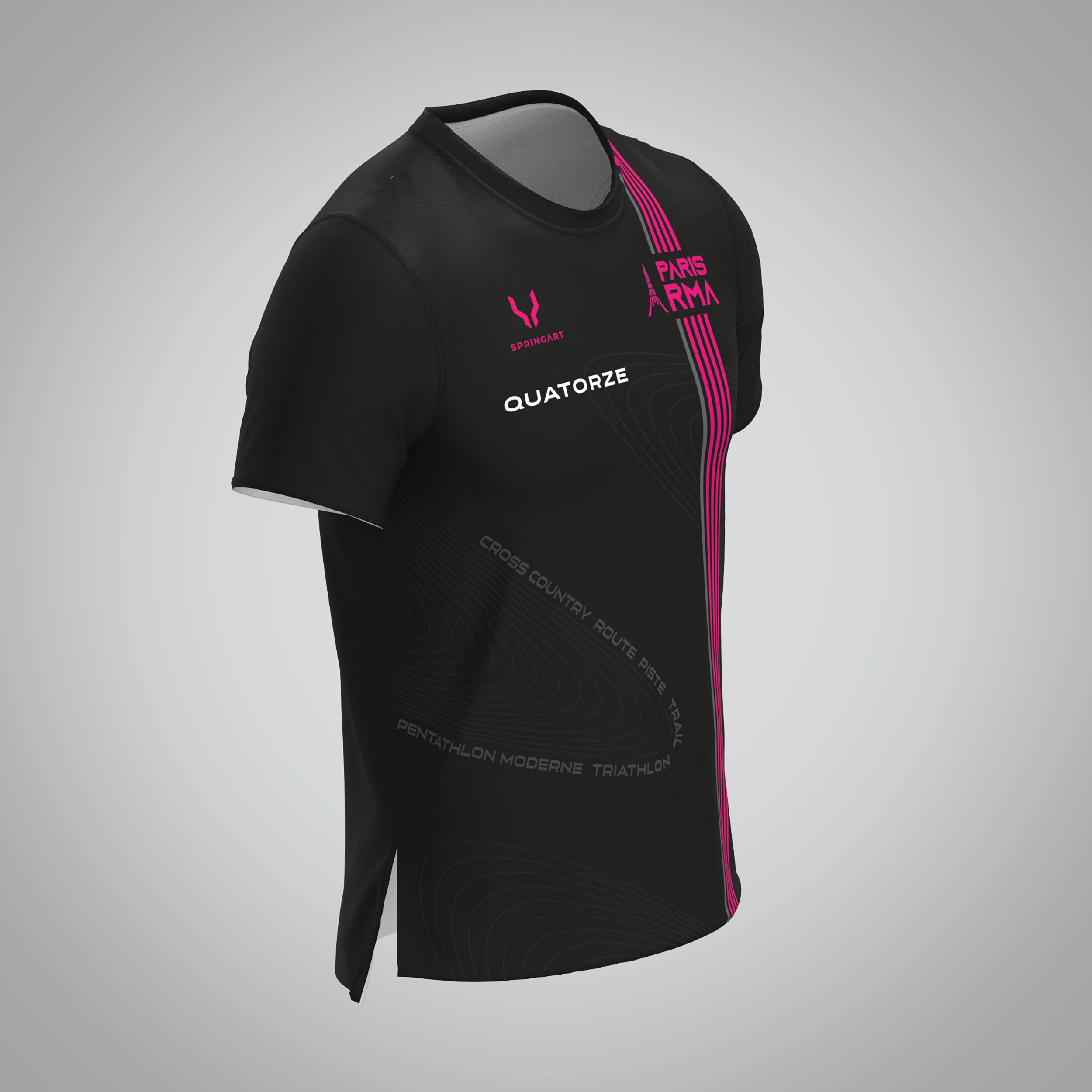 T-shirt Manches Courtes Homme Paris Racing Multi-athlon