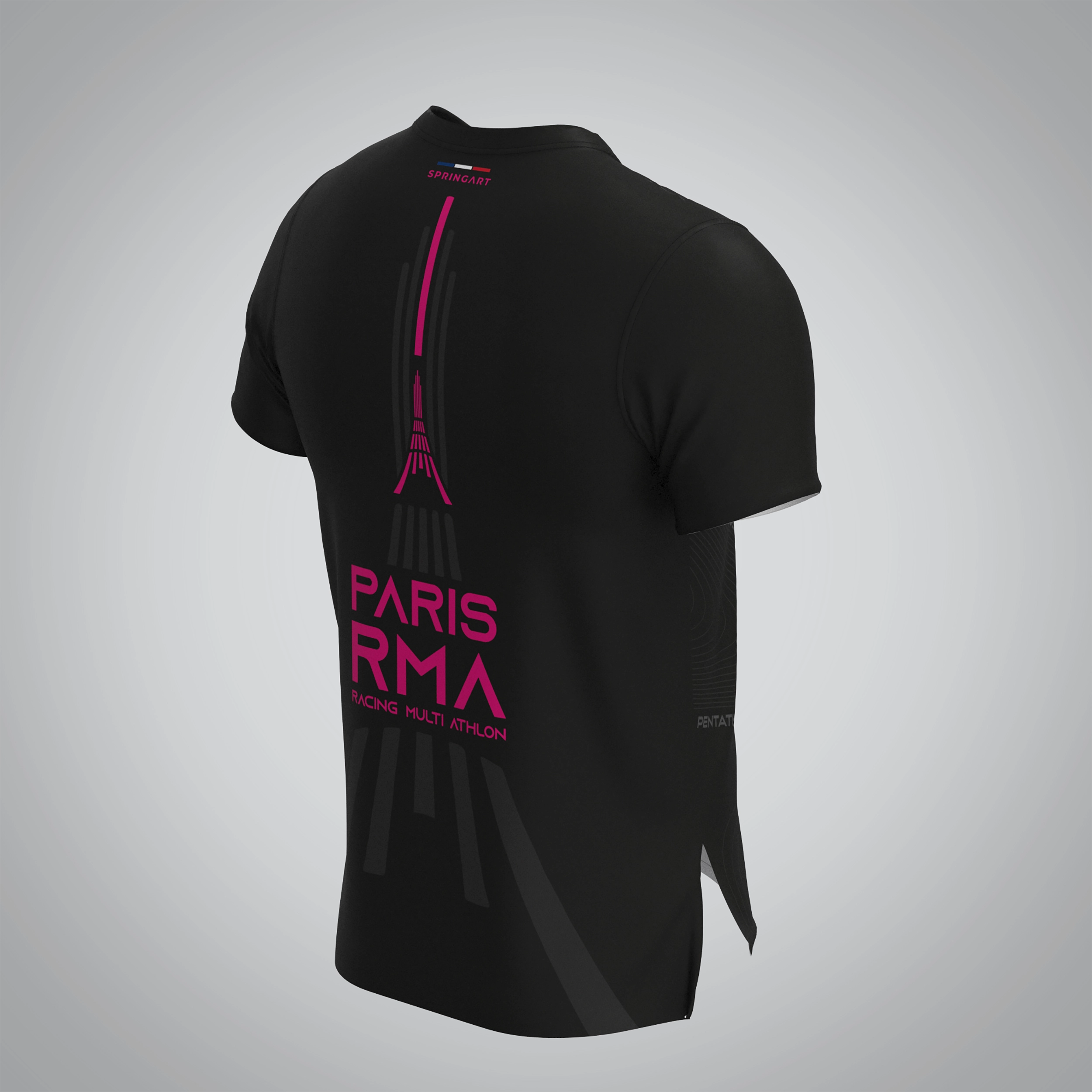 T-shirt Manches Courtes Homme Paris Racing Multi-athlon