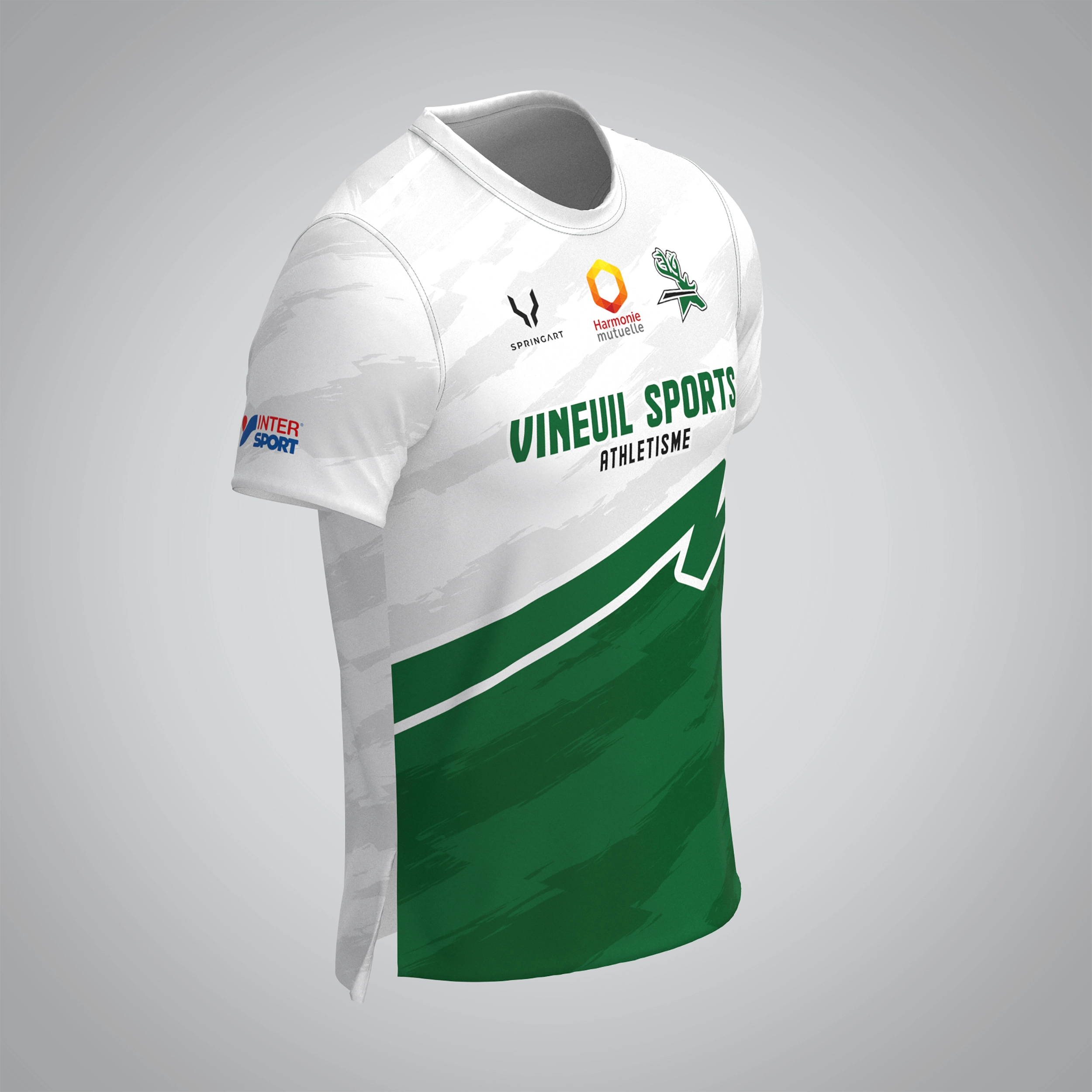 T-shirt Manches Courtes Homme Vineuil Sport Athlétisme