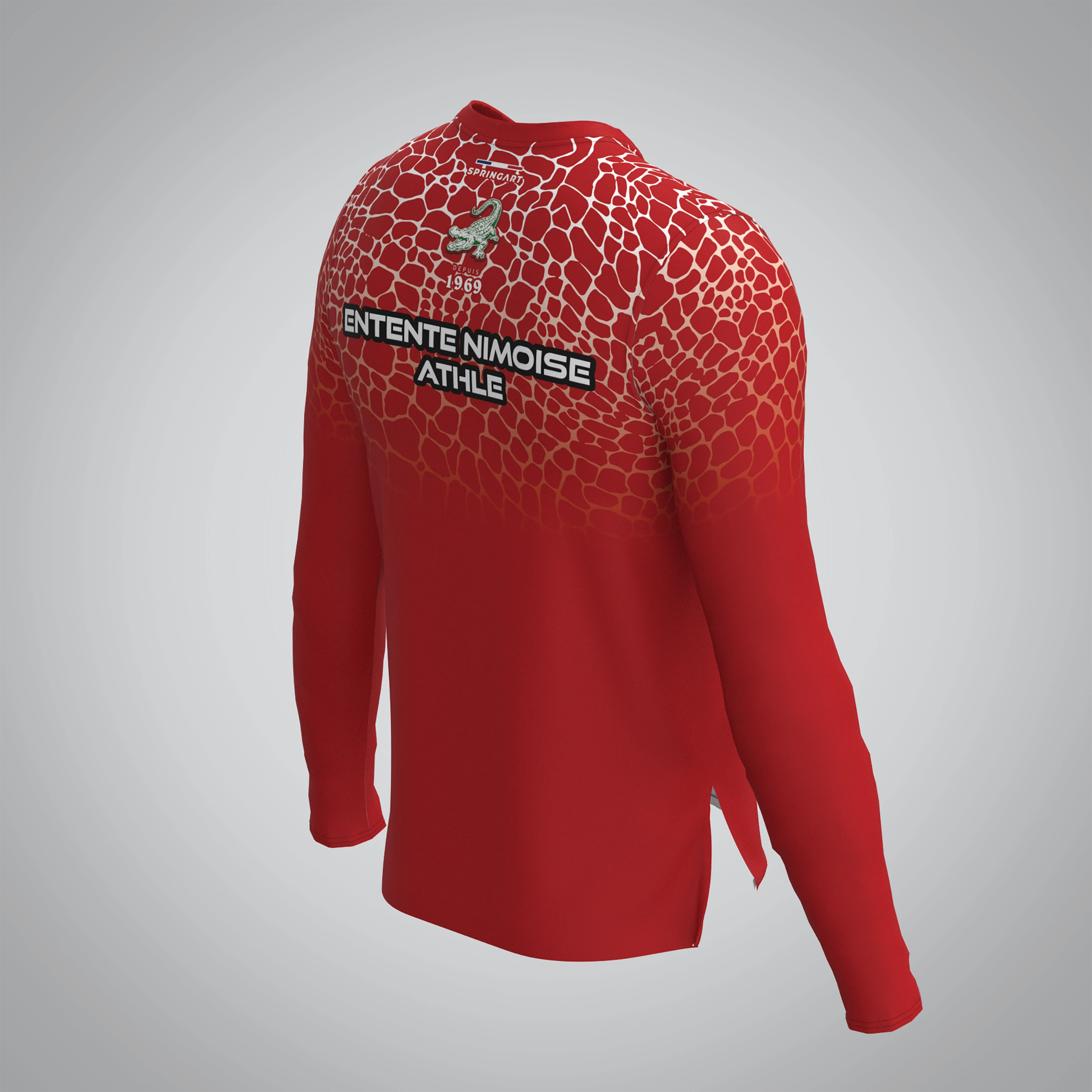 T-shirt Manches Longues Homme Entente Nimoise Athlétisme