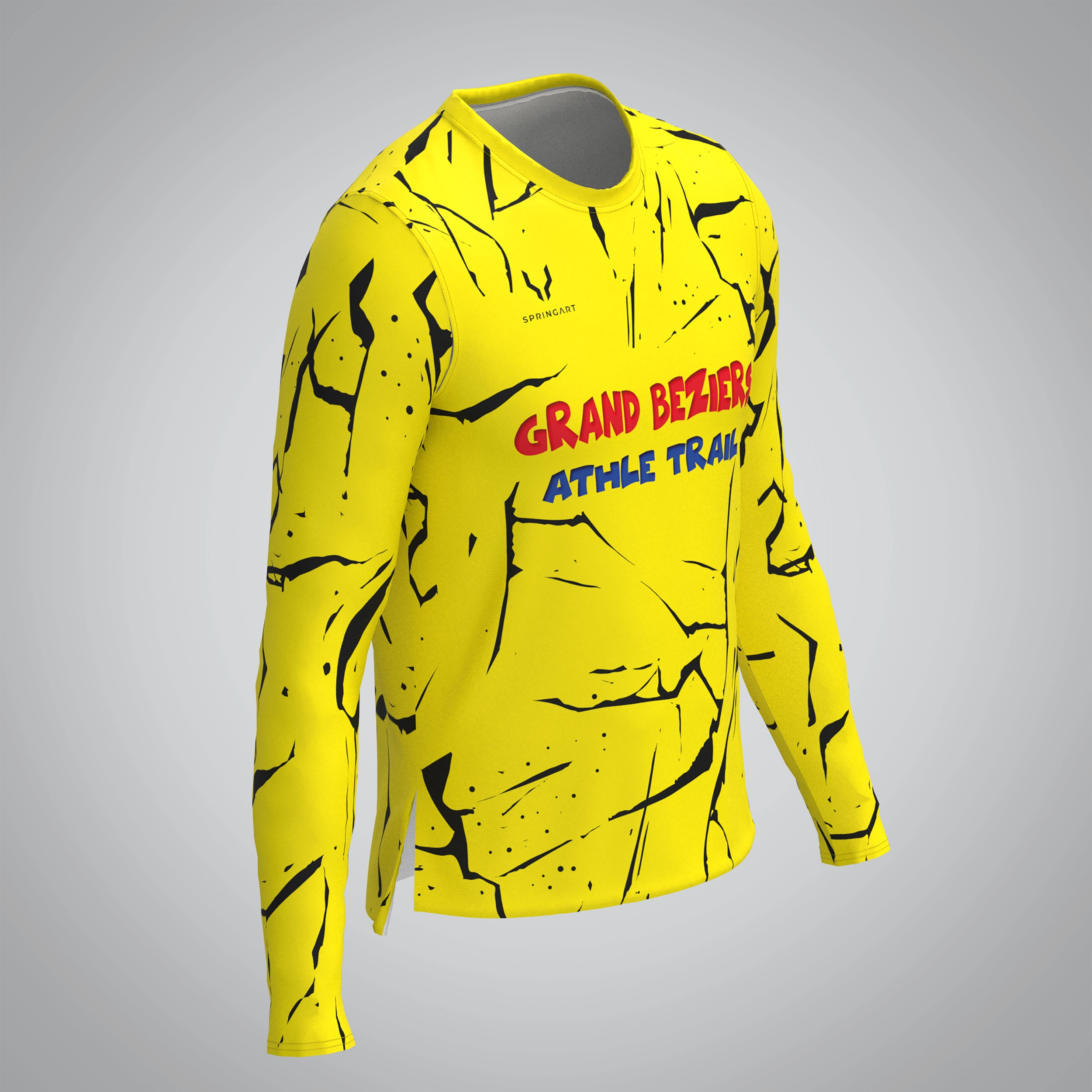 T-shirt Manches Longues Homme Grand Bèziers Athlétisme