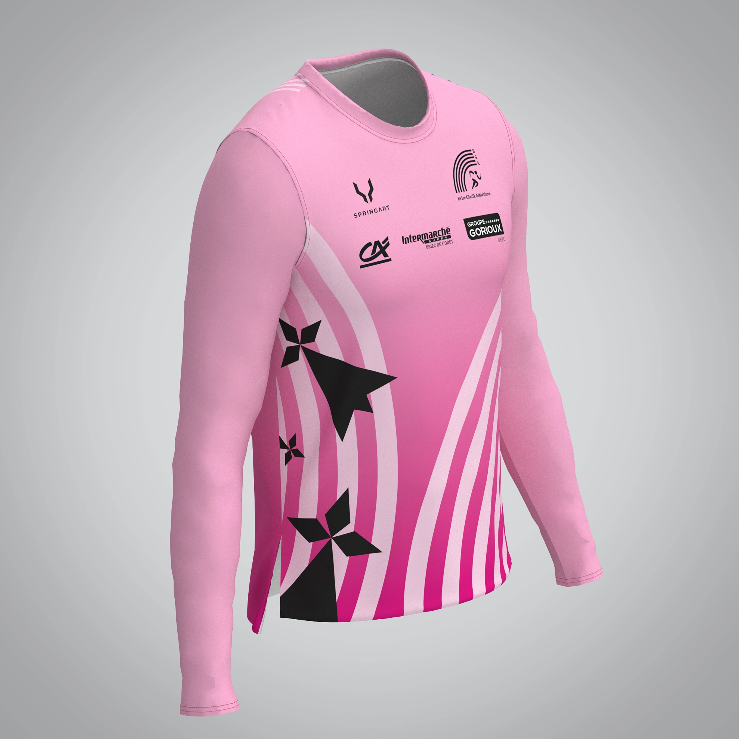 T-shirt Manches Longues Homme Briec Glazik Athlétisme