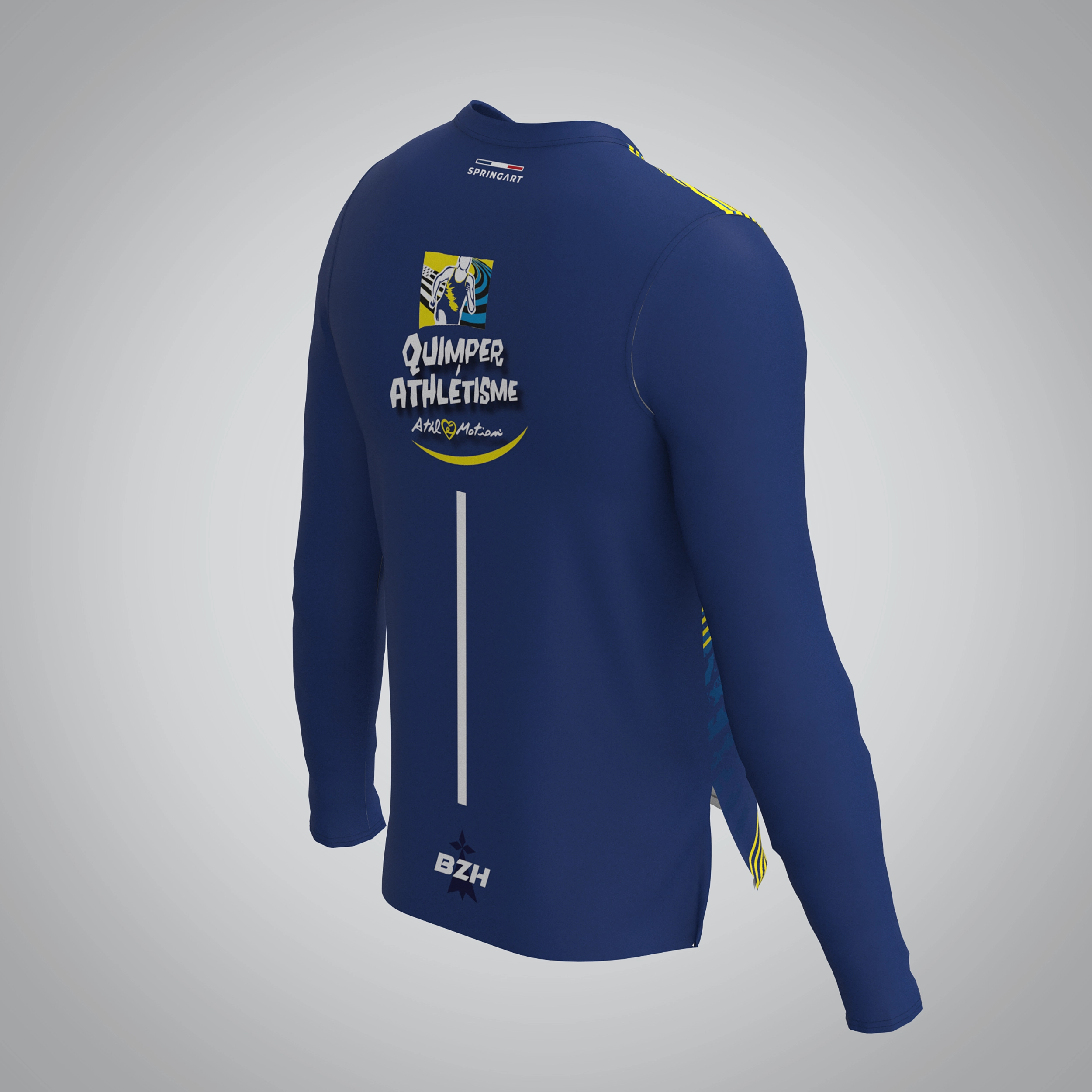 T-shirt Manches Longues Homme Quimper Athlétisme