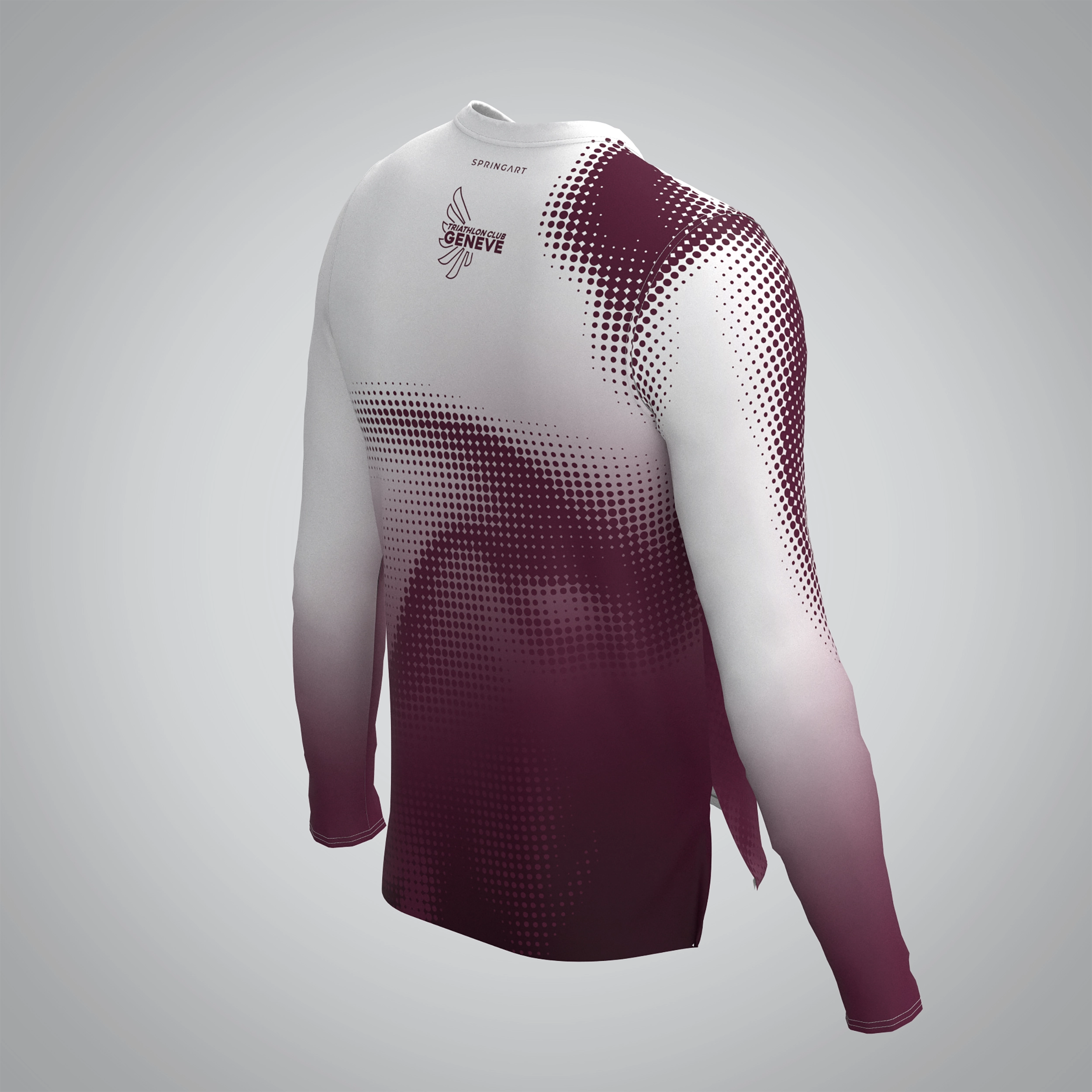 T-shirt Manches Longues Homme Triathlon Club Genève