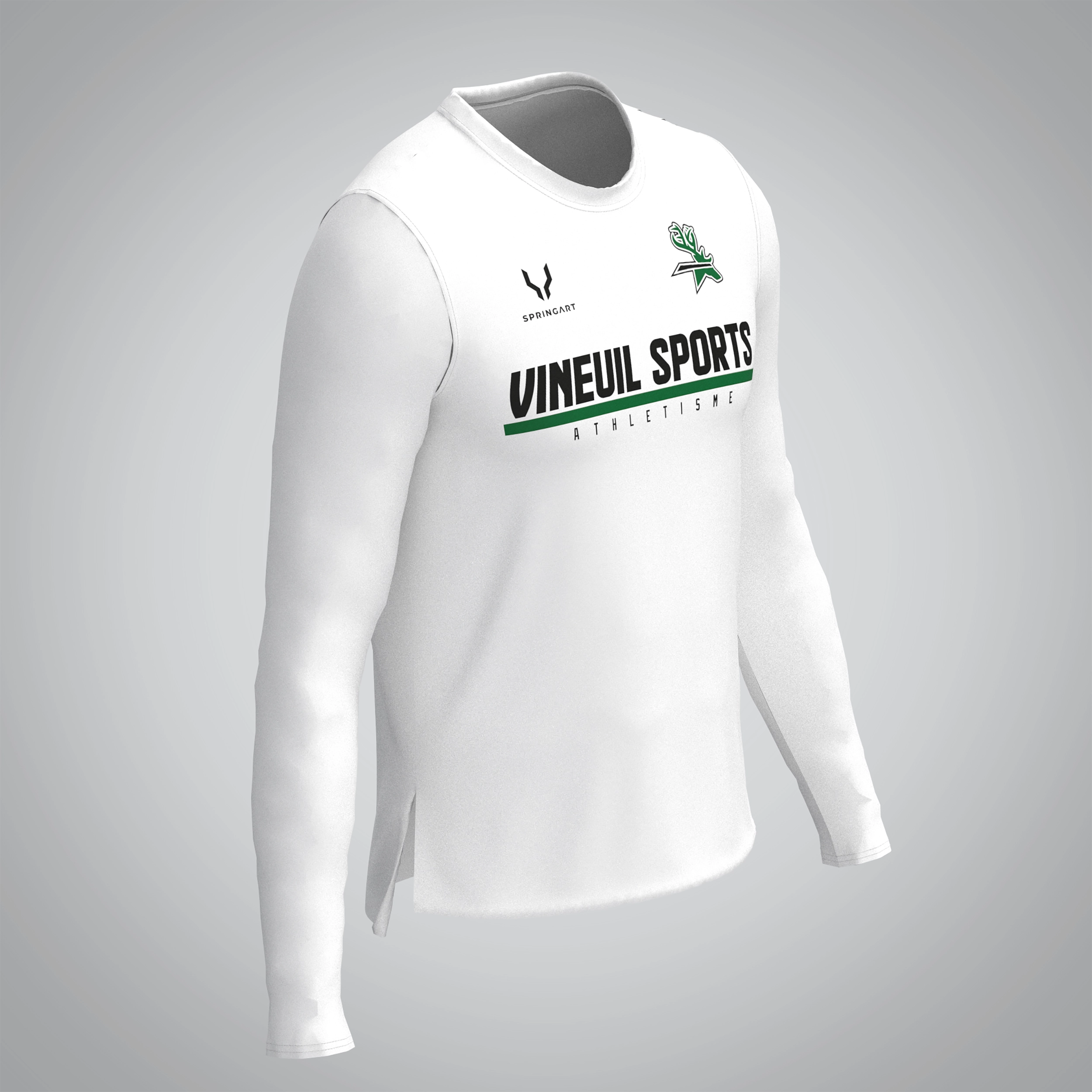 T-shirt Manches Longues Homme Vineuil Sport Athlétisme