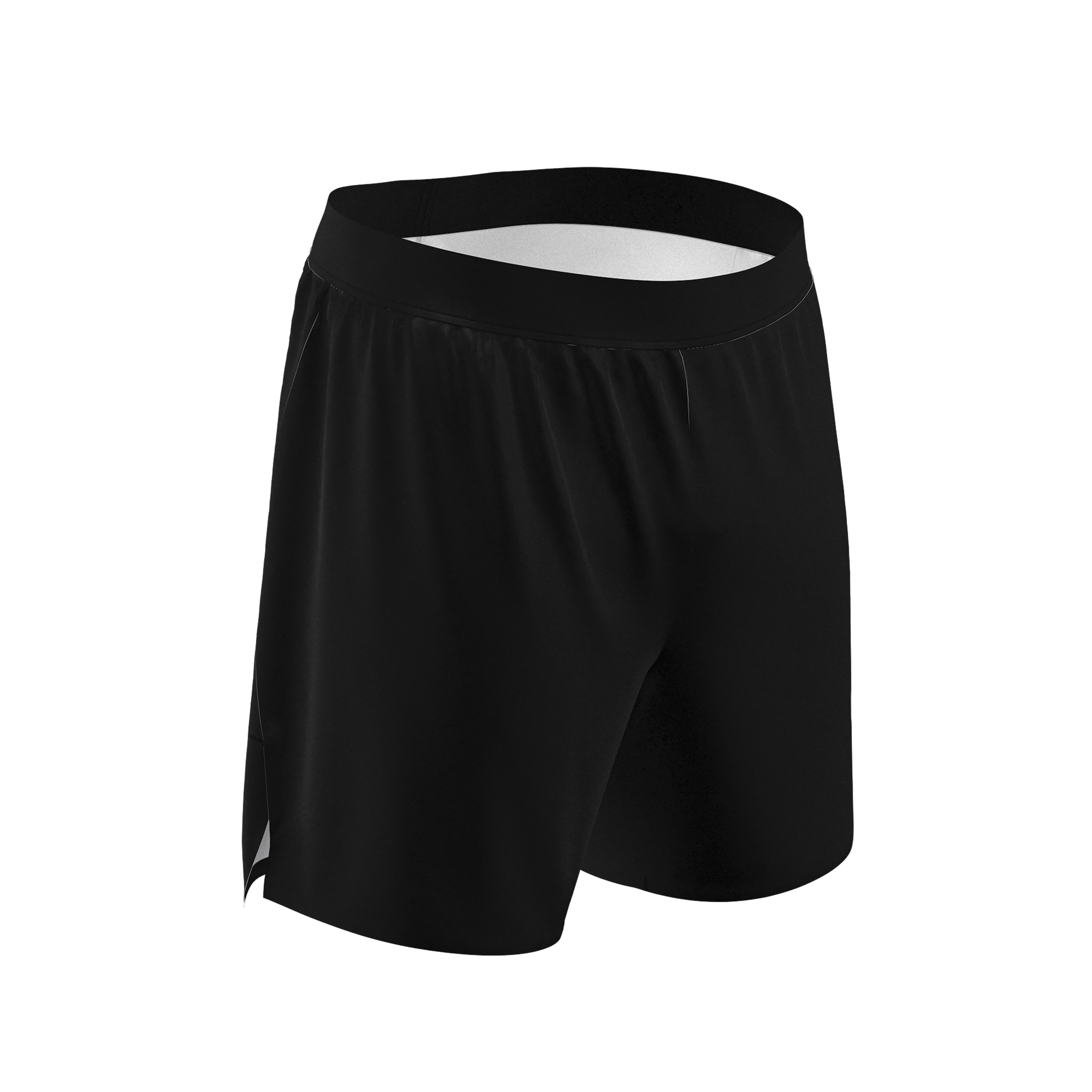 Short long homme black