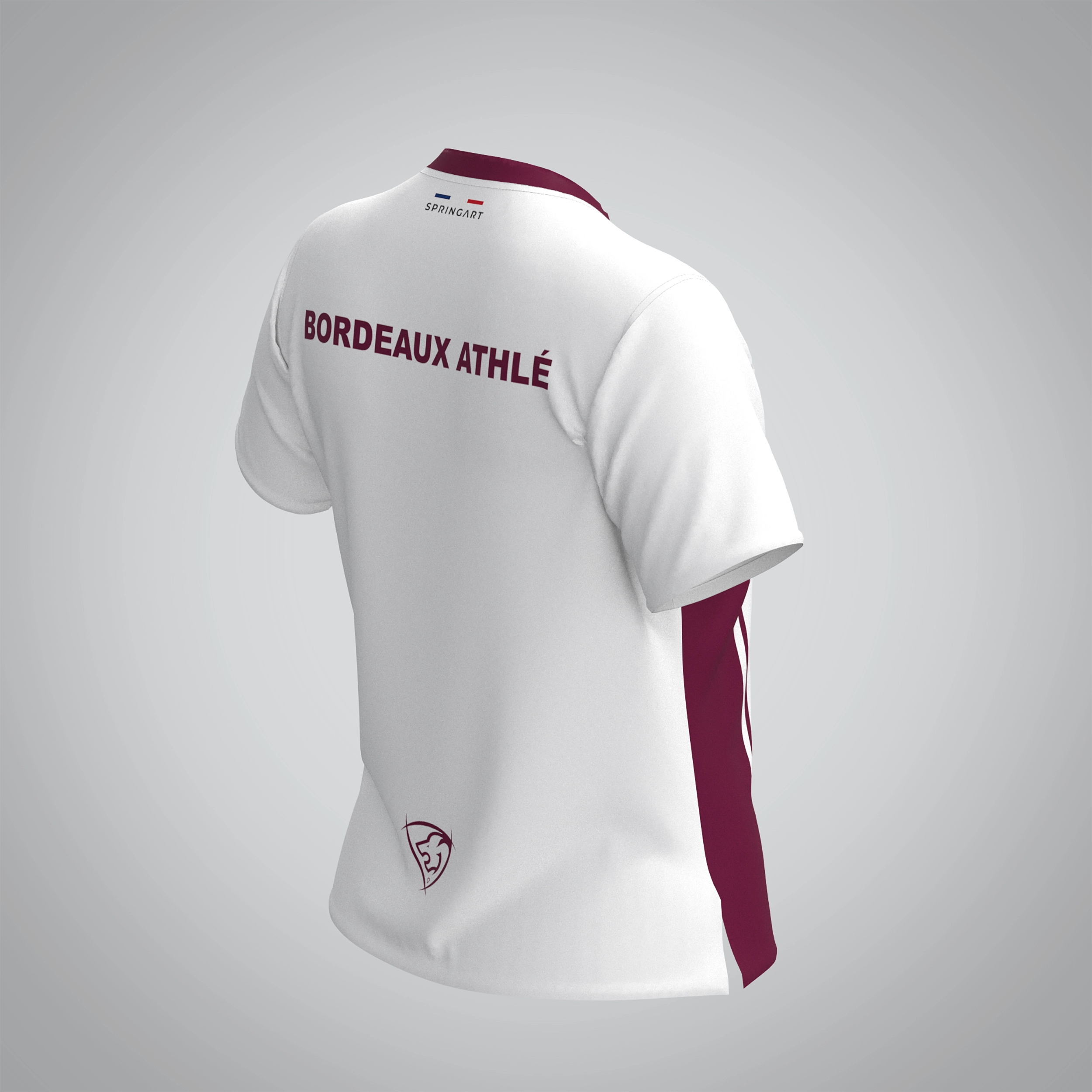 T-shirt Manches Courtes Femme Bordeaux Athlétisme