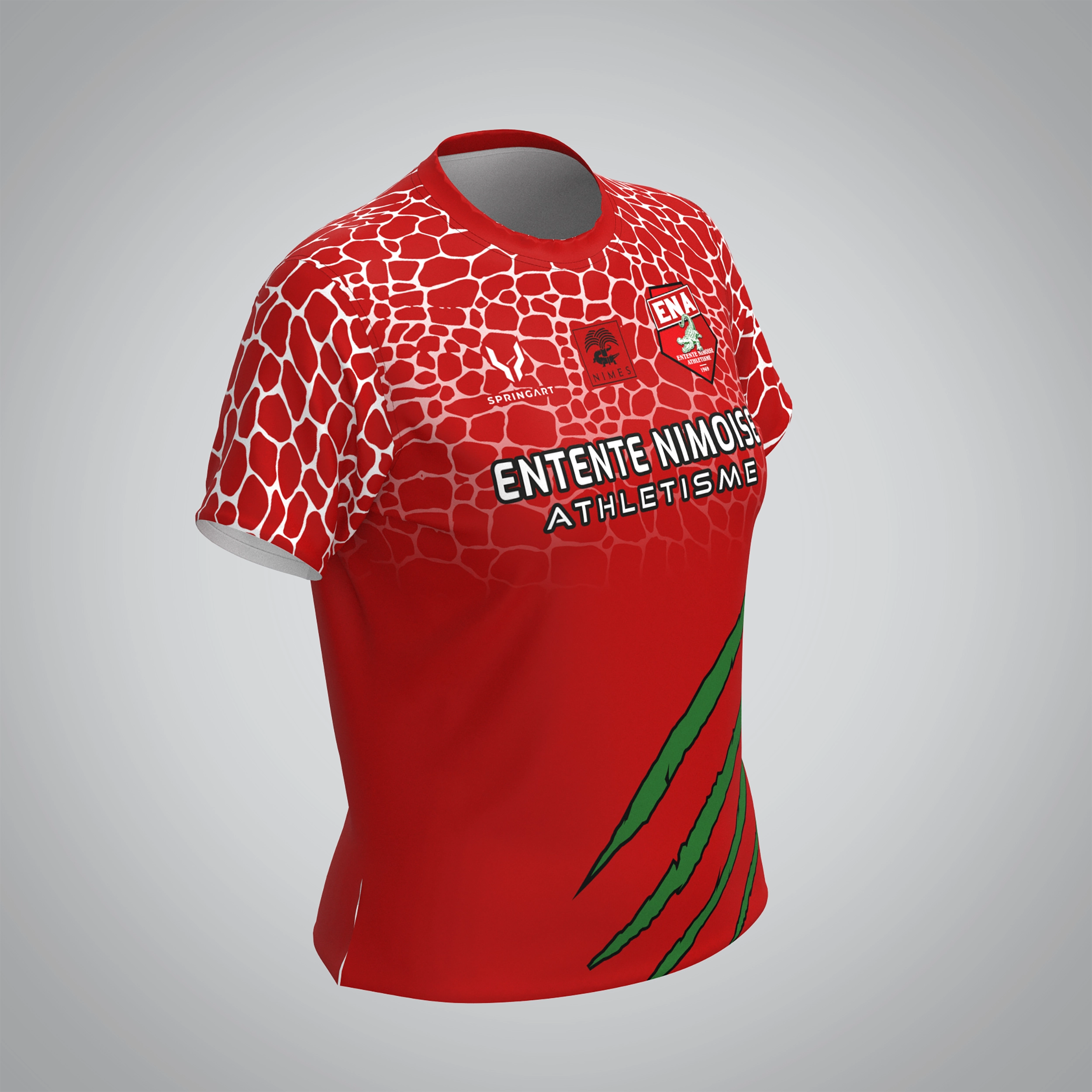 T-shirt Manches Courtes Femme Entente Nimoise Athlétisme