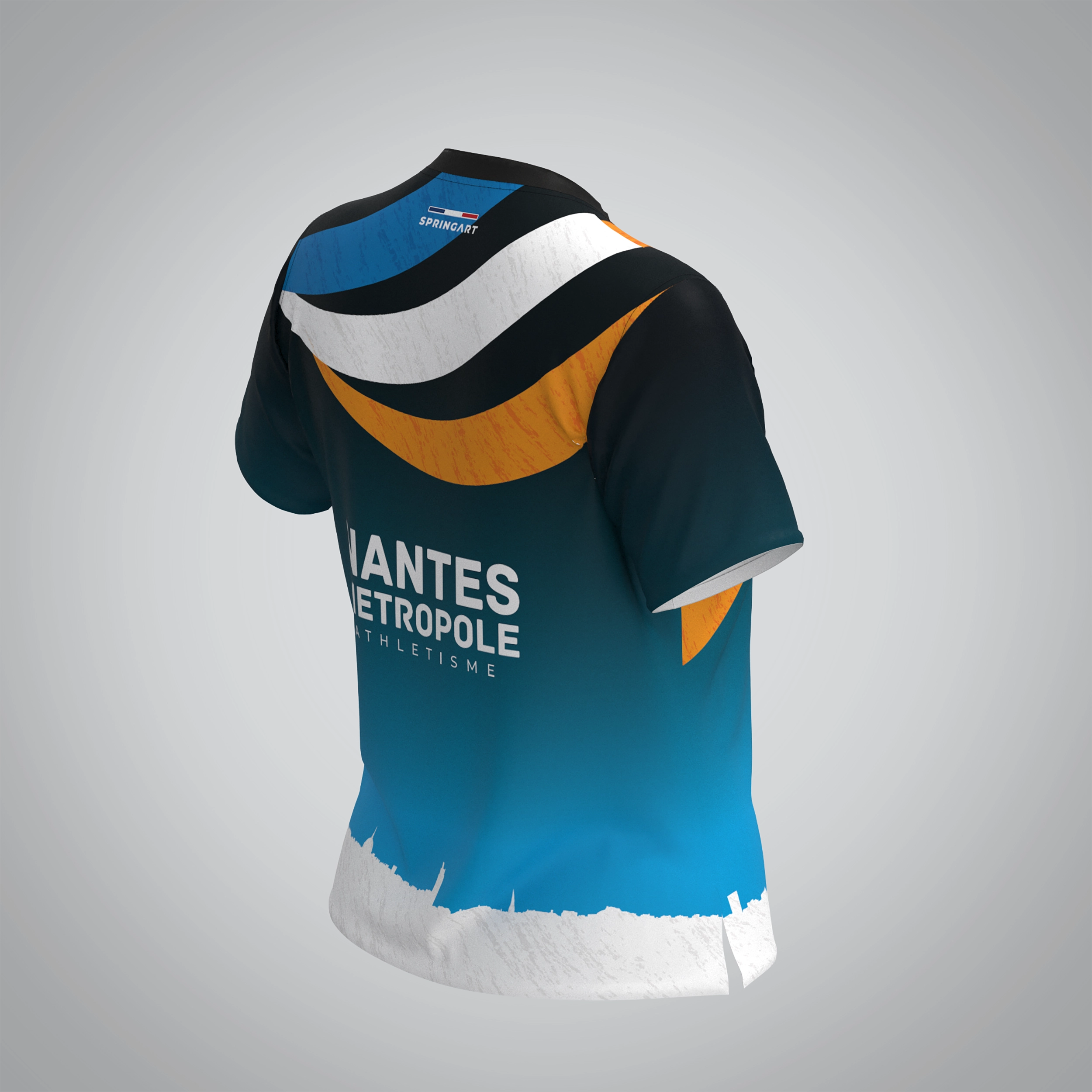 T-shirt Manches Courtes Femme Nantes Métropole Athlétisme