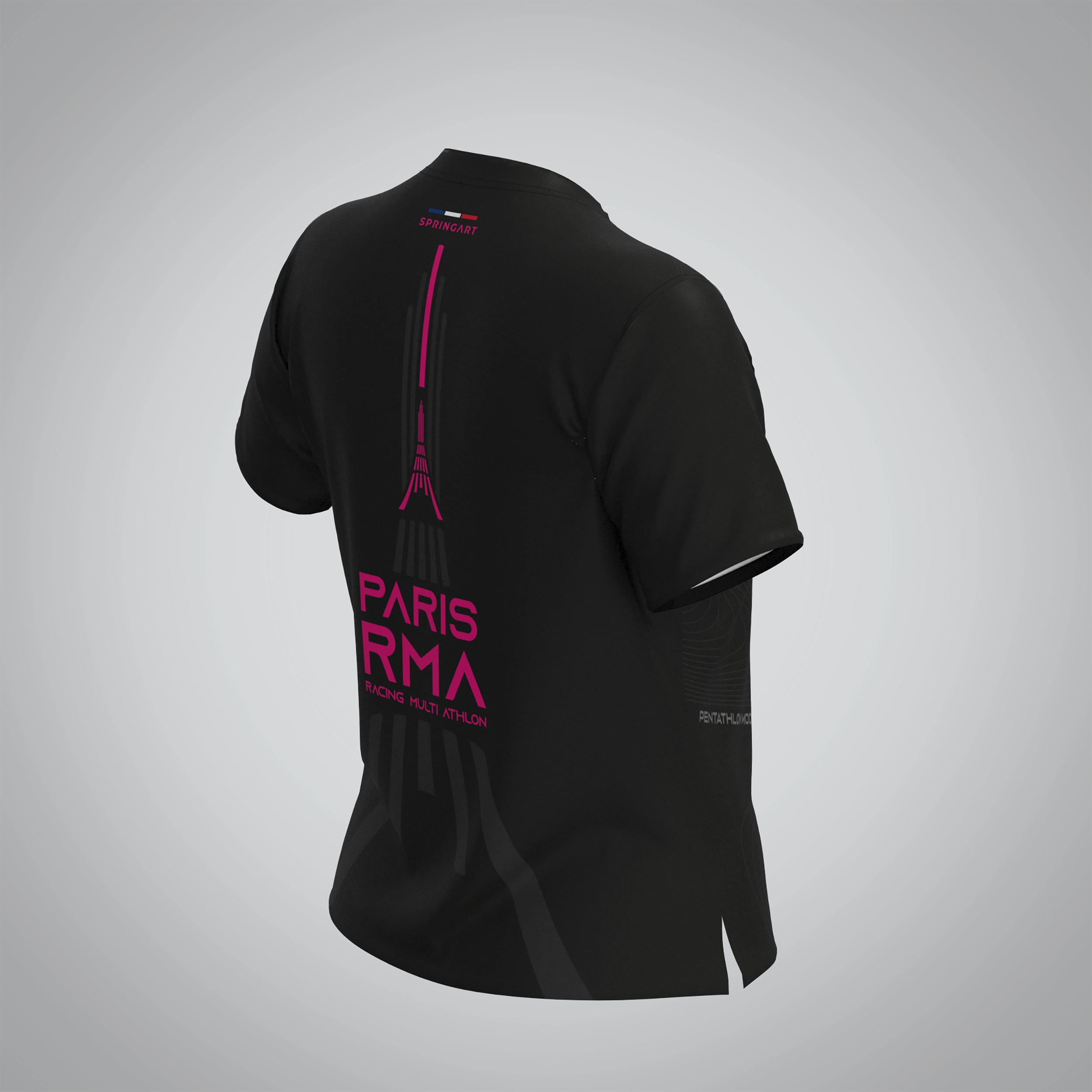T-shirt Manches Courtes Femme Paris Racing Multi-athlon