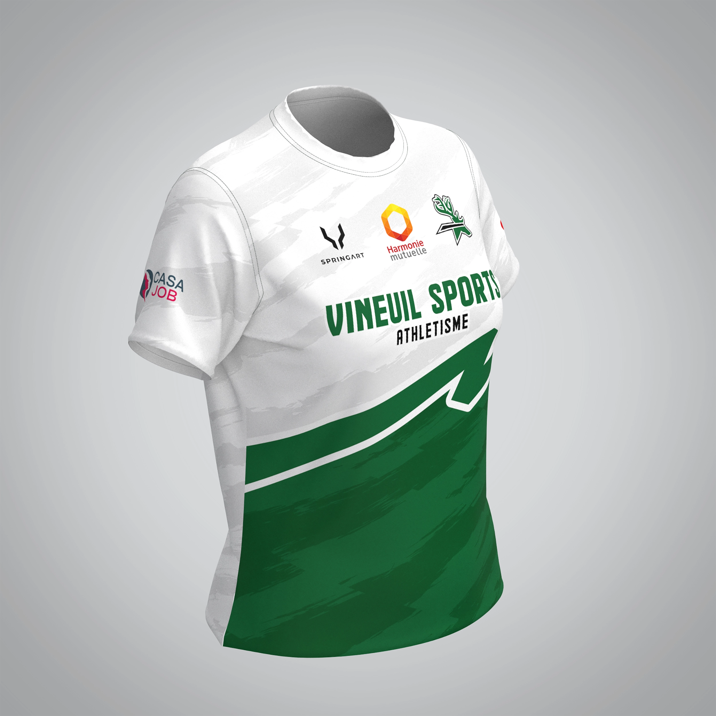 T-shirt Manches Courtes Femme Vineuil Sport Athlétisme