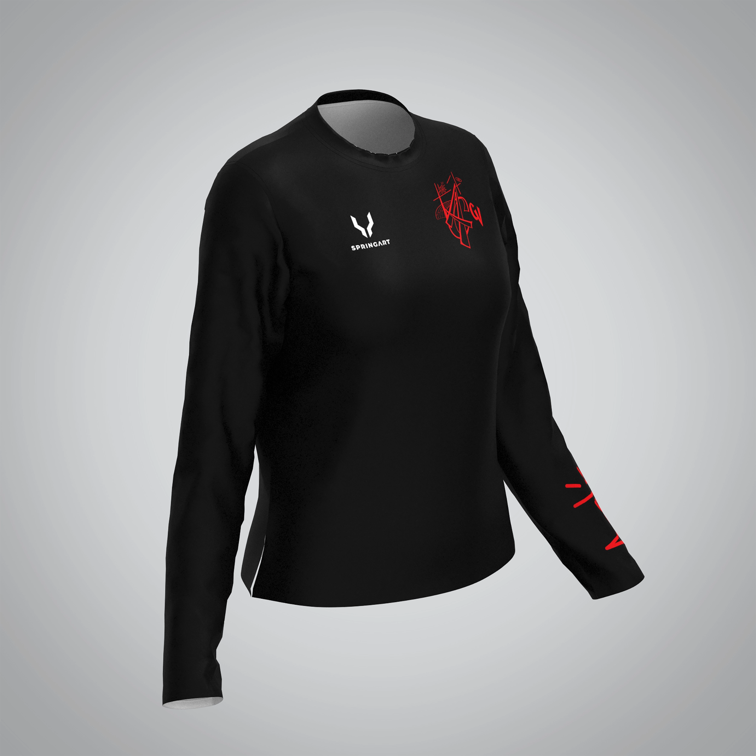 T-shirt Manches Longues Femme AGCV Athlétisme