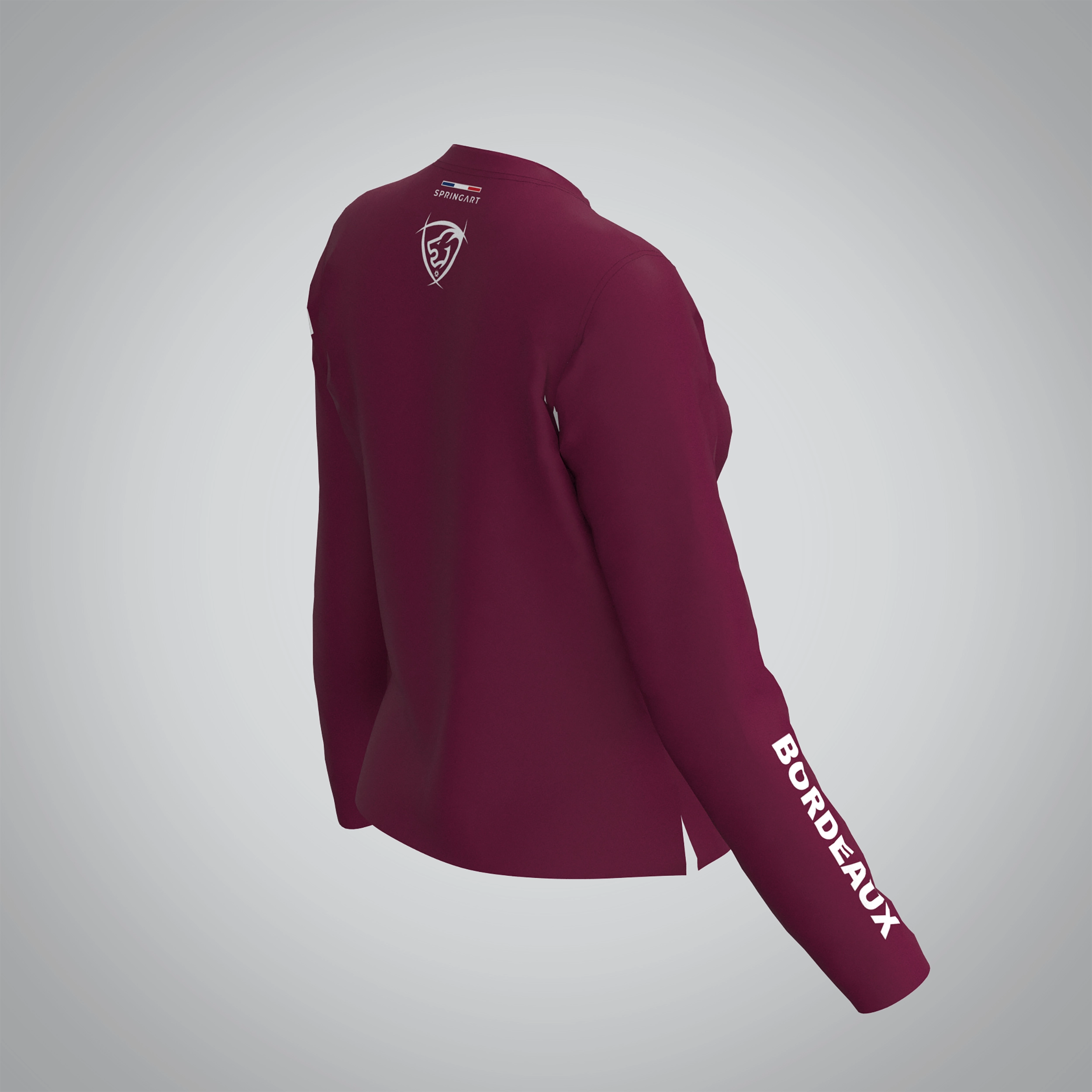 T-shirt Manches Longues Femme Bordeaux Athlétisme