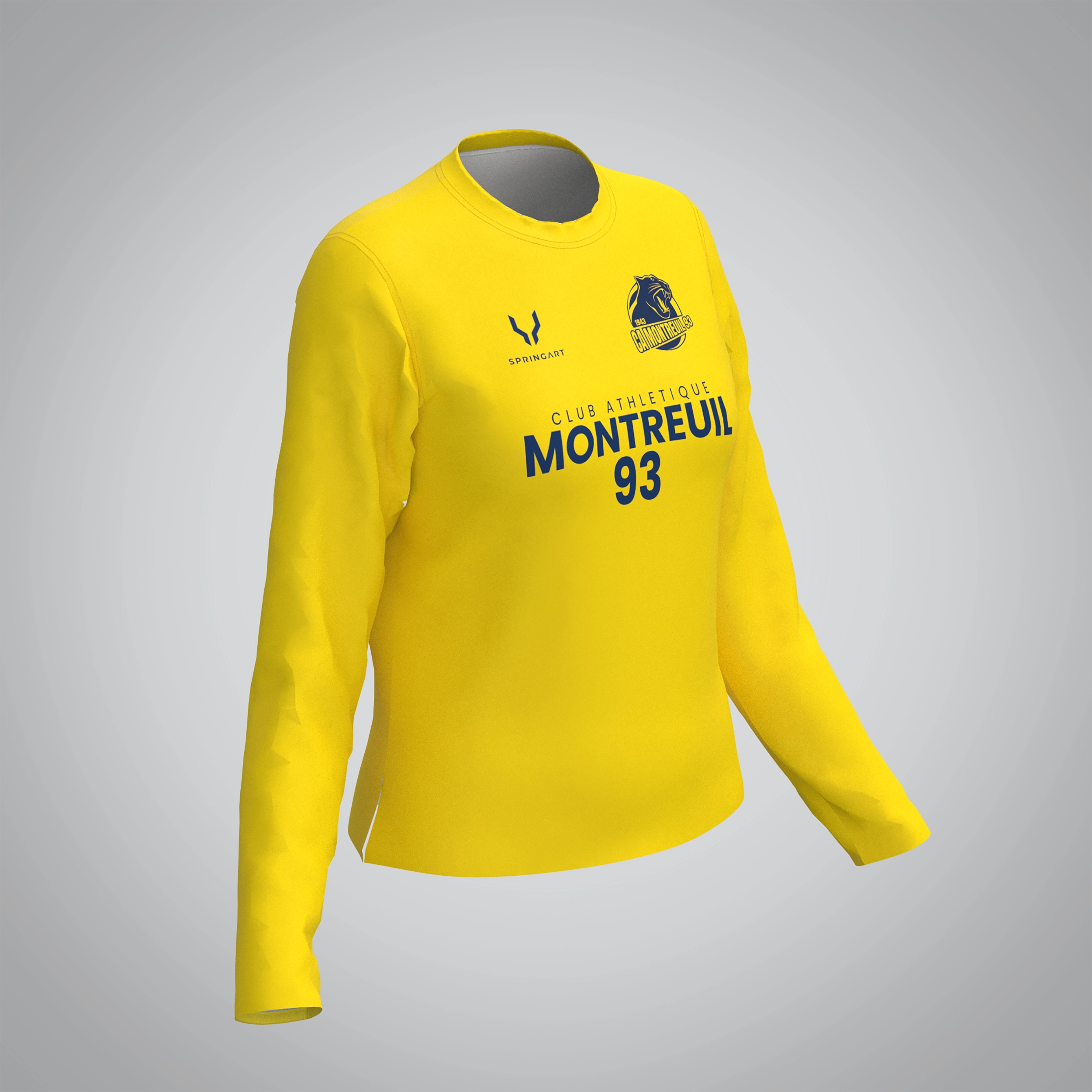 T-shirt Manches Longues Femme CA Montreuil 93