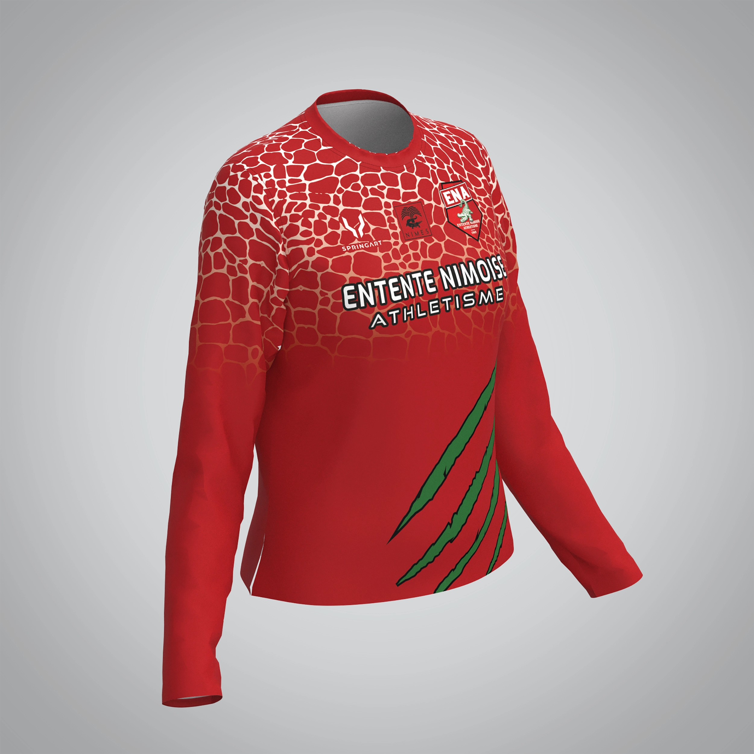 T-shirt Manches Longues Femme Entente Nimoise Athlétisme