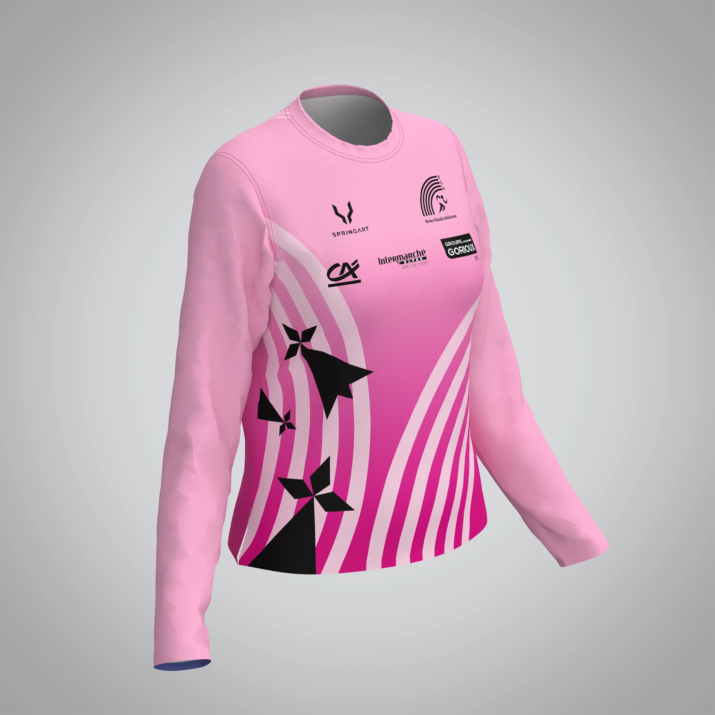 T-shirt Manches Longues Femme Briec Glazik Athlétisme