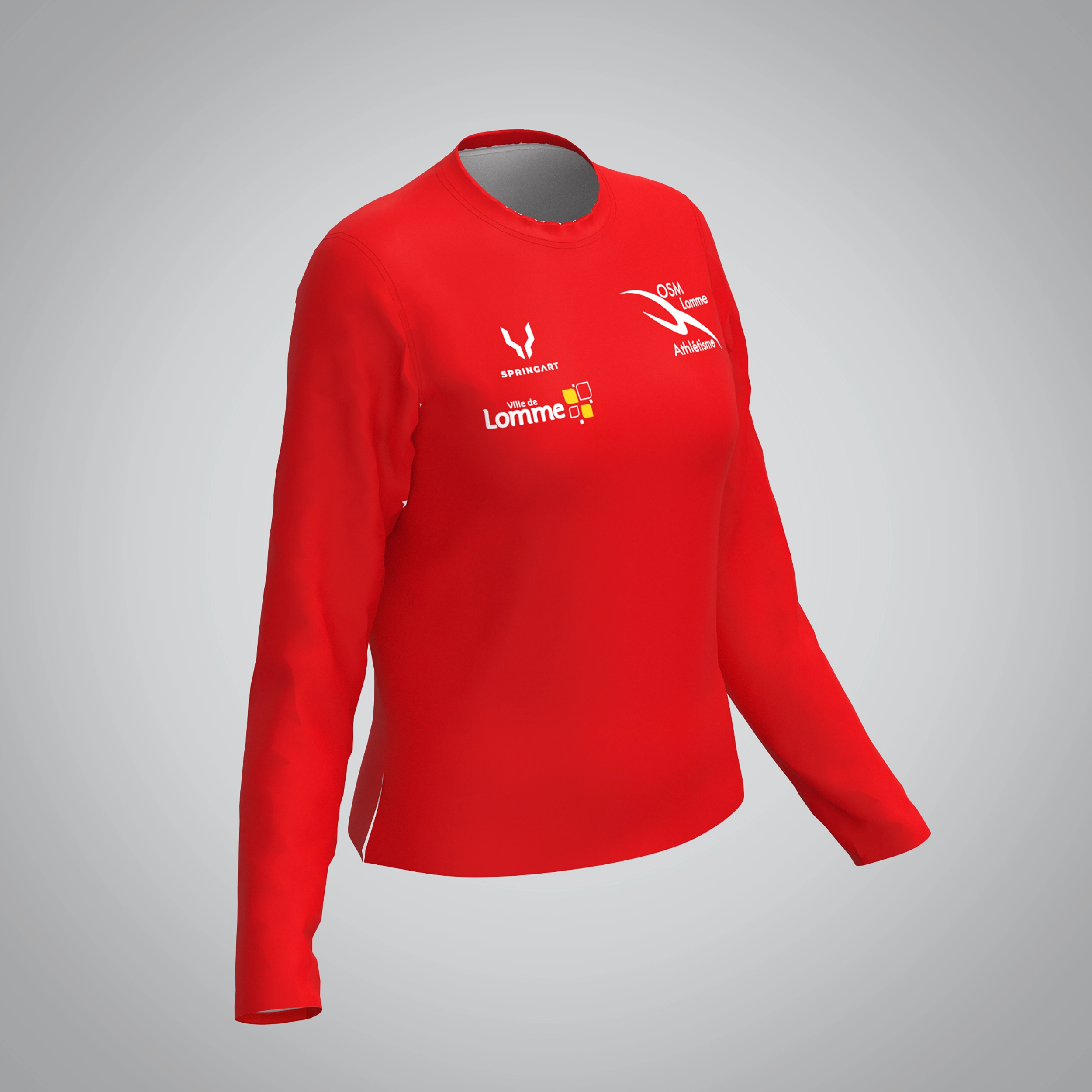 T-shirt Manches Longues Femme OSM Lomme Athlétisme