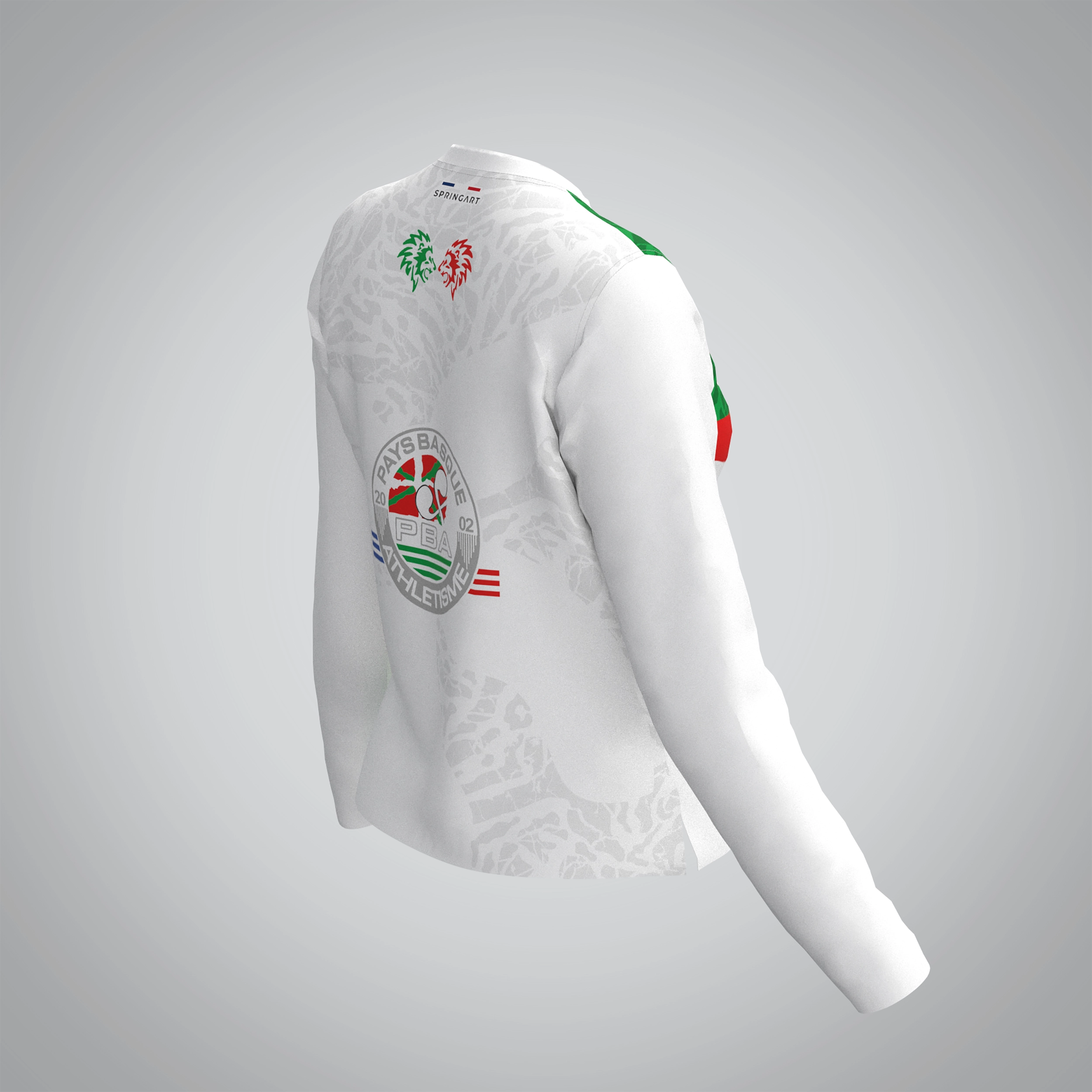 T-shirt Manches Longues Femme Pays Basque athlétisme