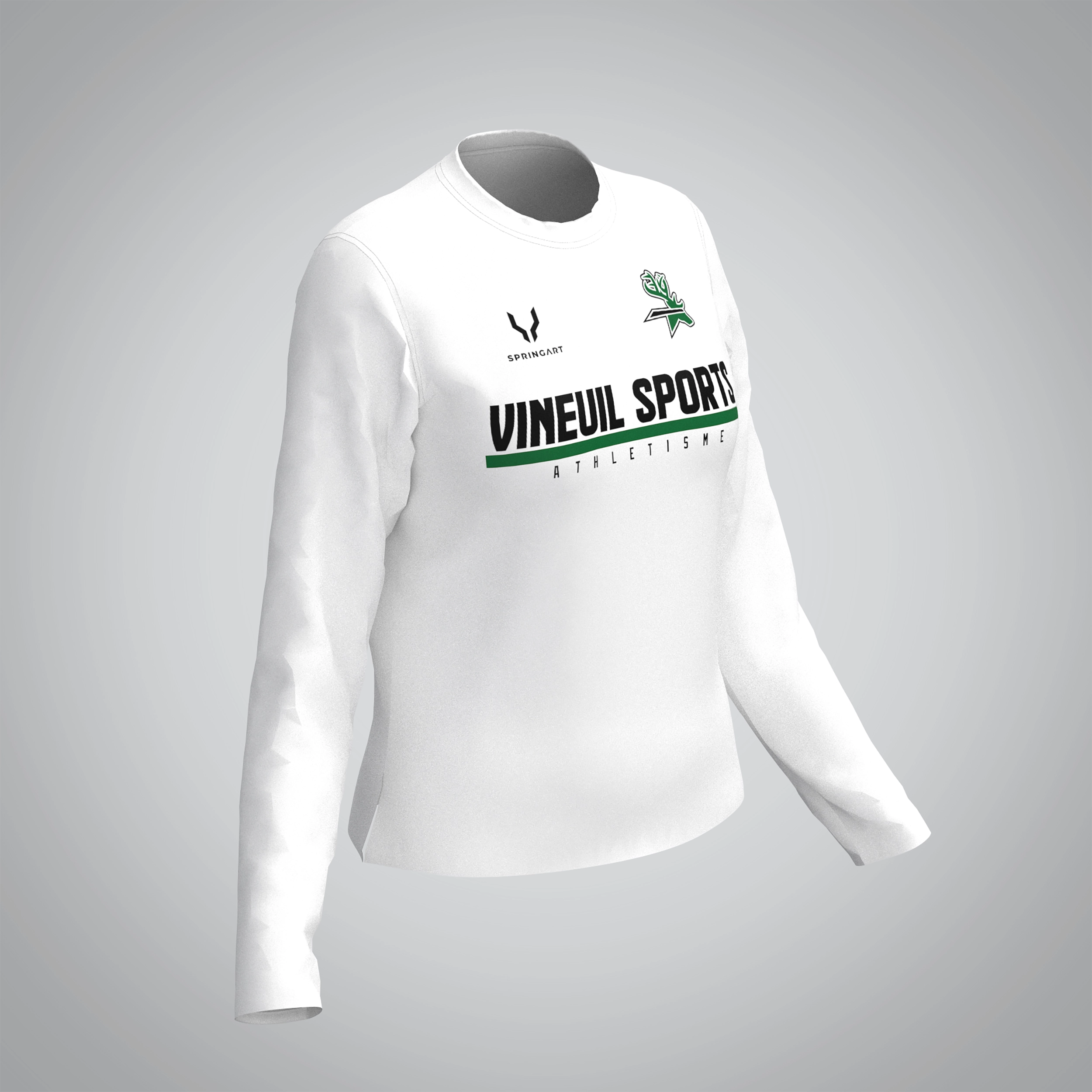 T-shirt Manches Longues Femme Vineuil Sport Athlétisme