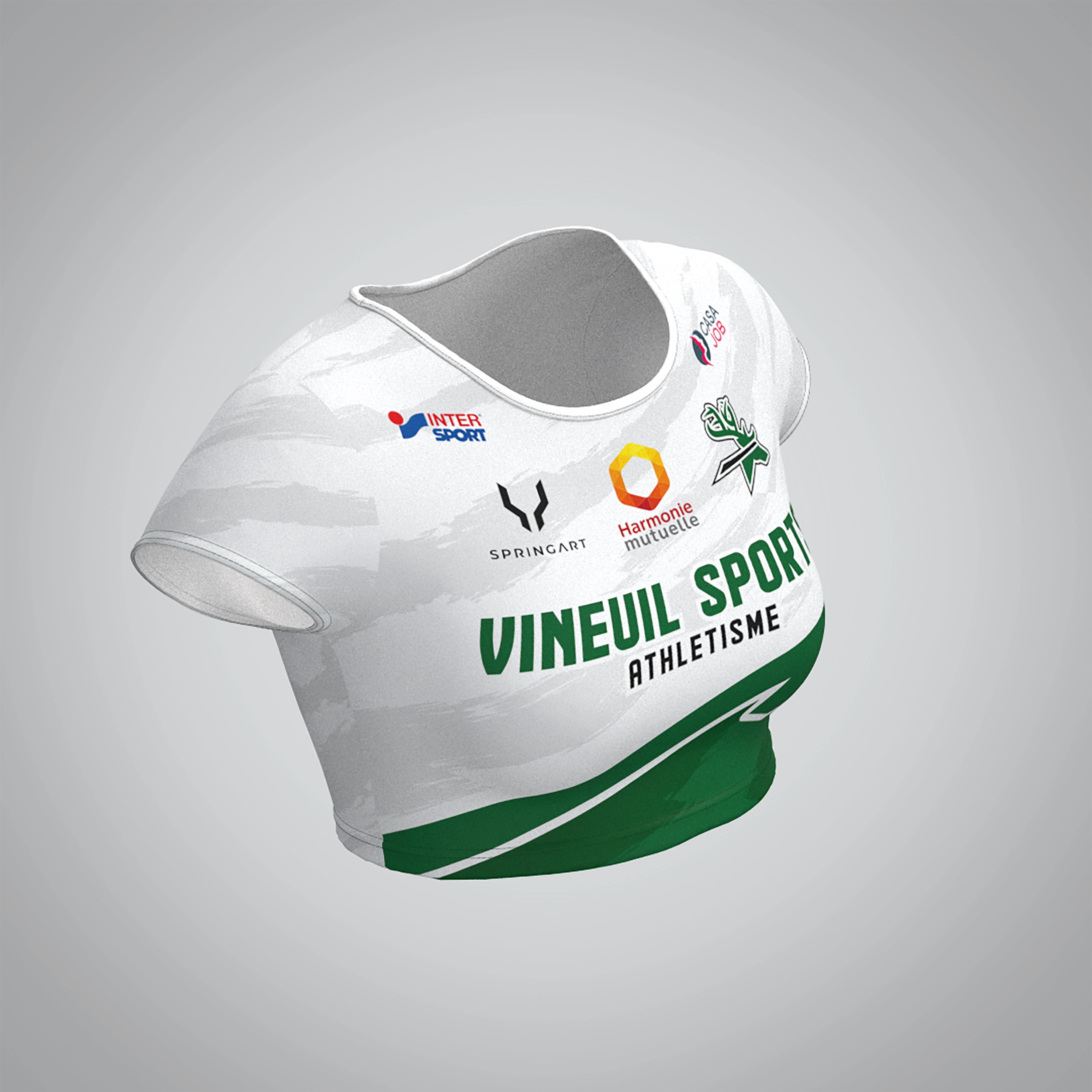 Brassière Manches Courtes Vineuil Sport Athlétisme