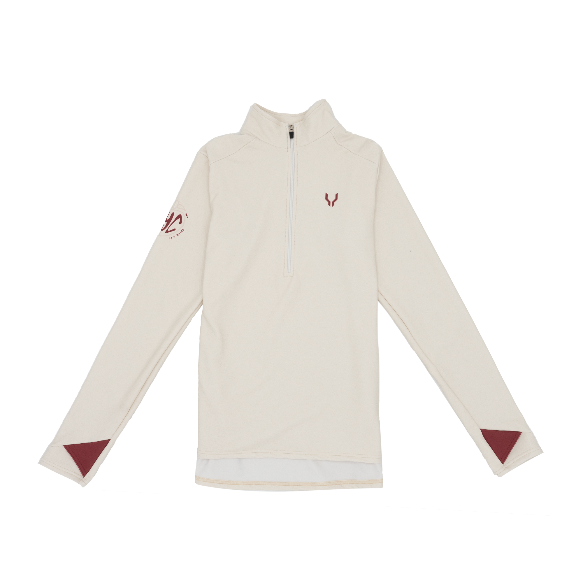 Quart Zip Femme Antique White NYC