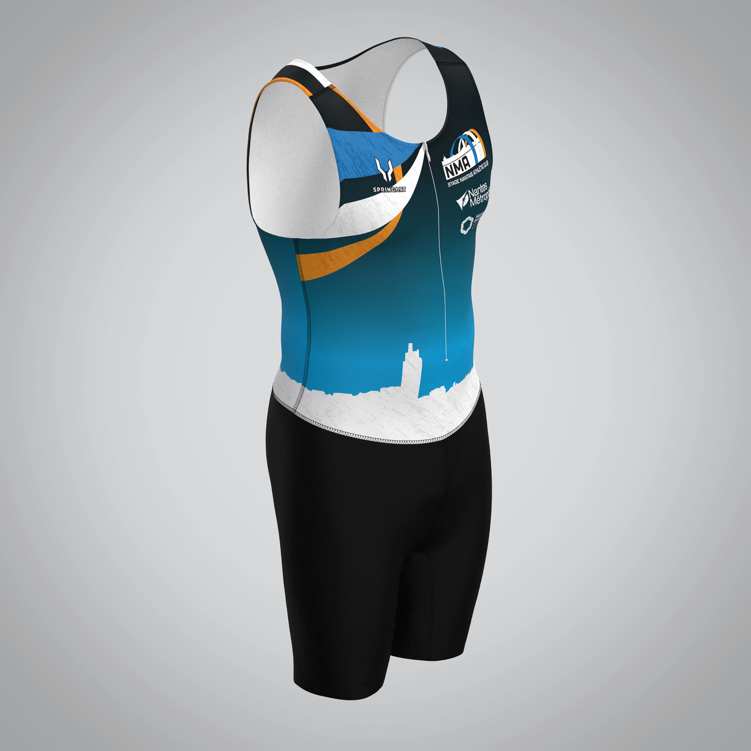Combinaison Homme Sans Manches Nantes Métropole Athlétisme