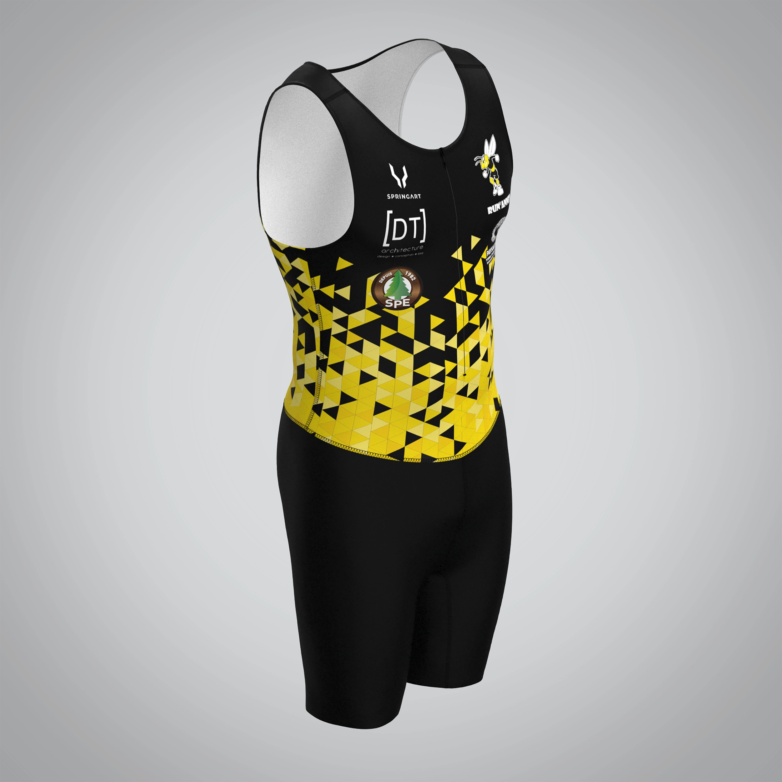 Run'Annet Men's Sleeveless Jumpsuit