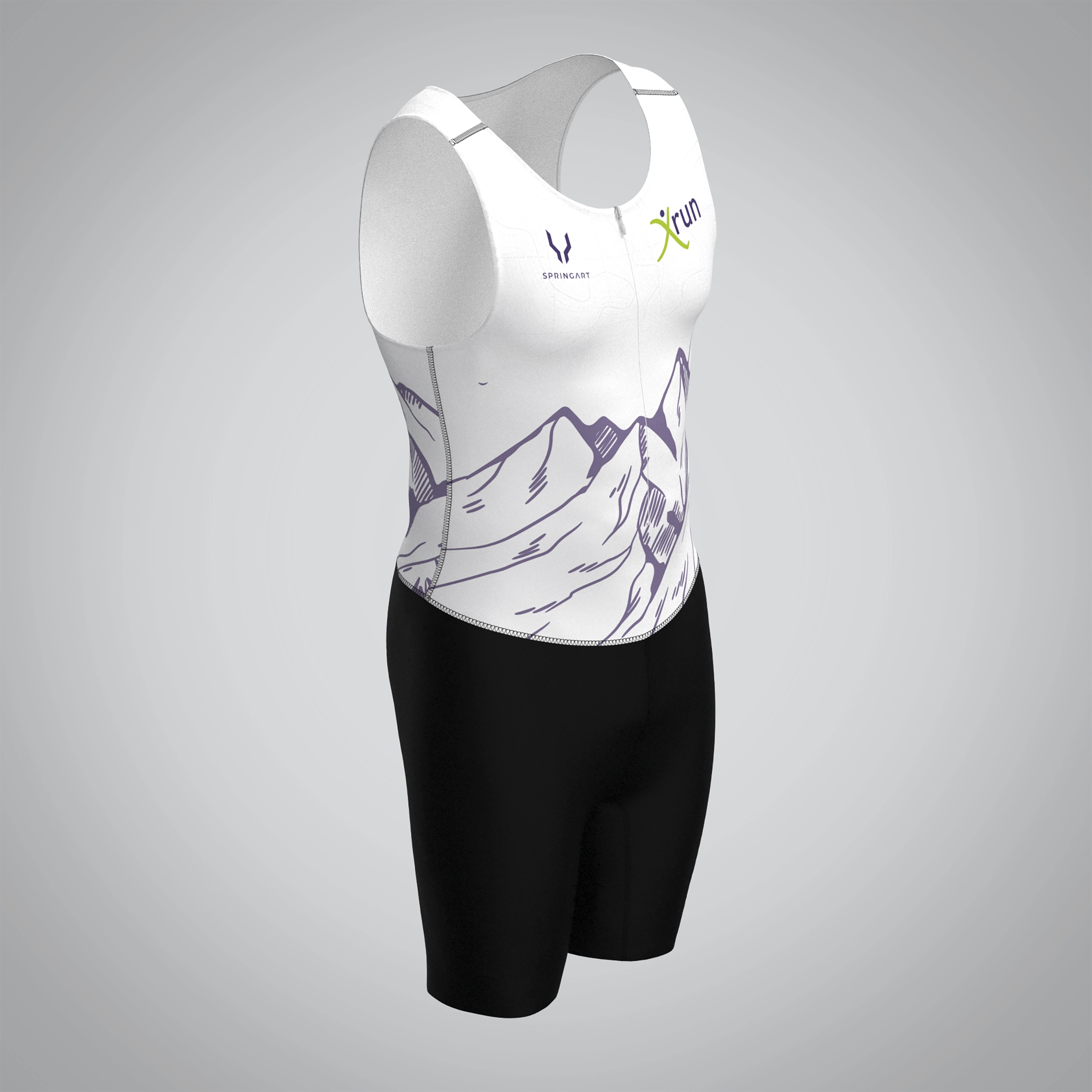 Men's Sleeveless Jumpsuit Xrun