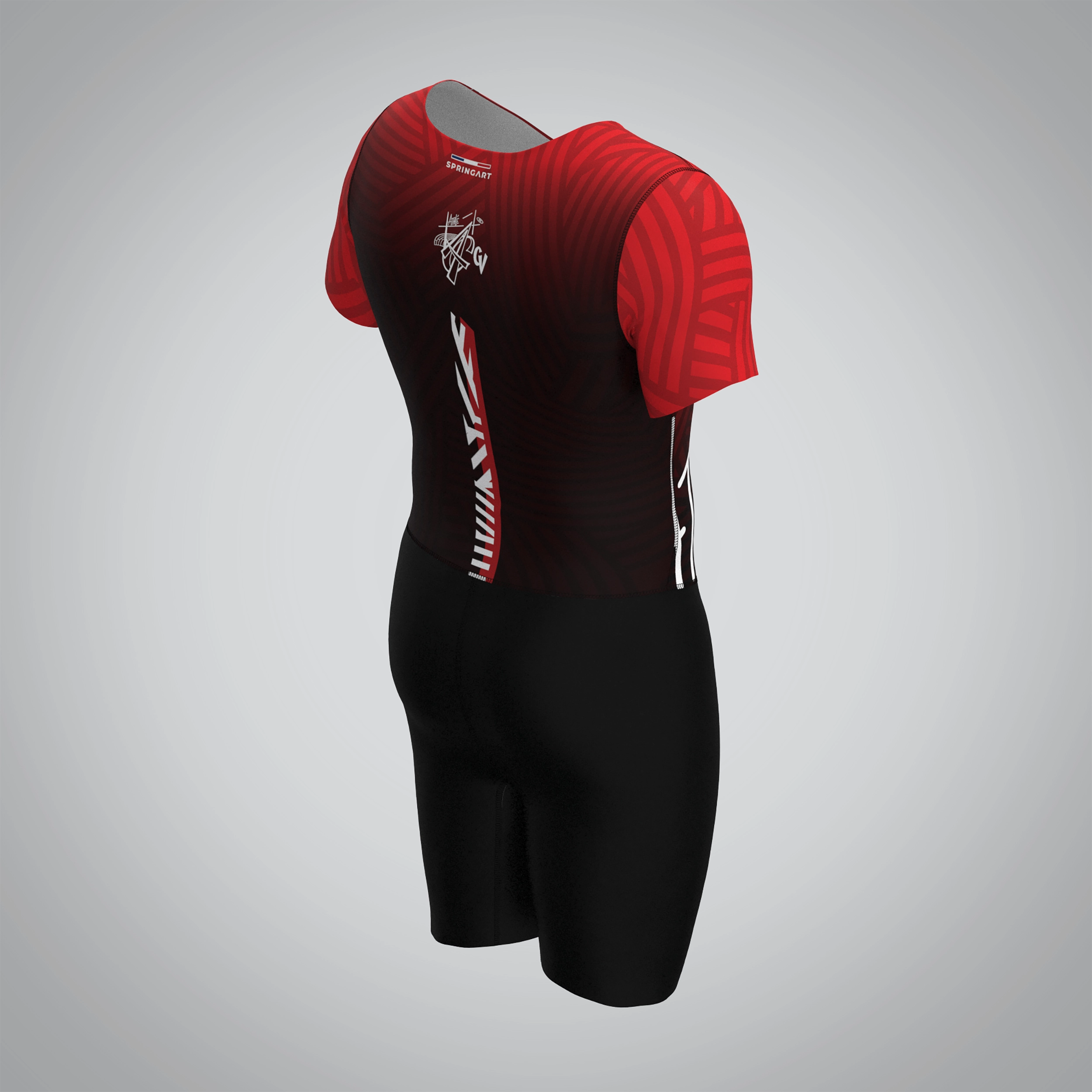 Combinaison Homme Manches Courtes AGCV Athlétisme