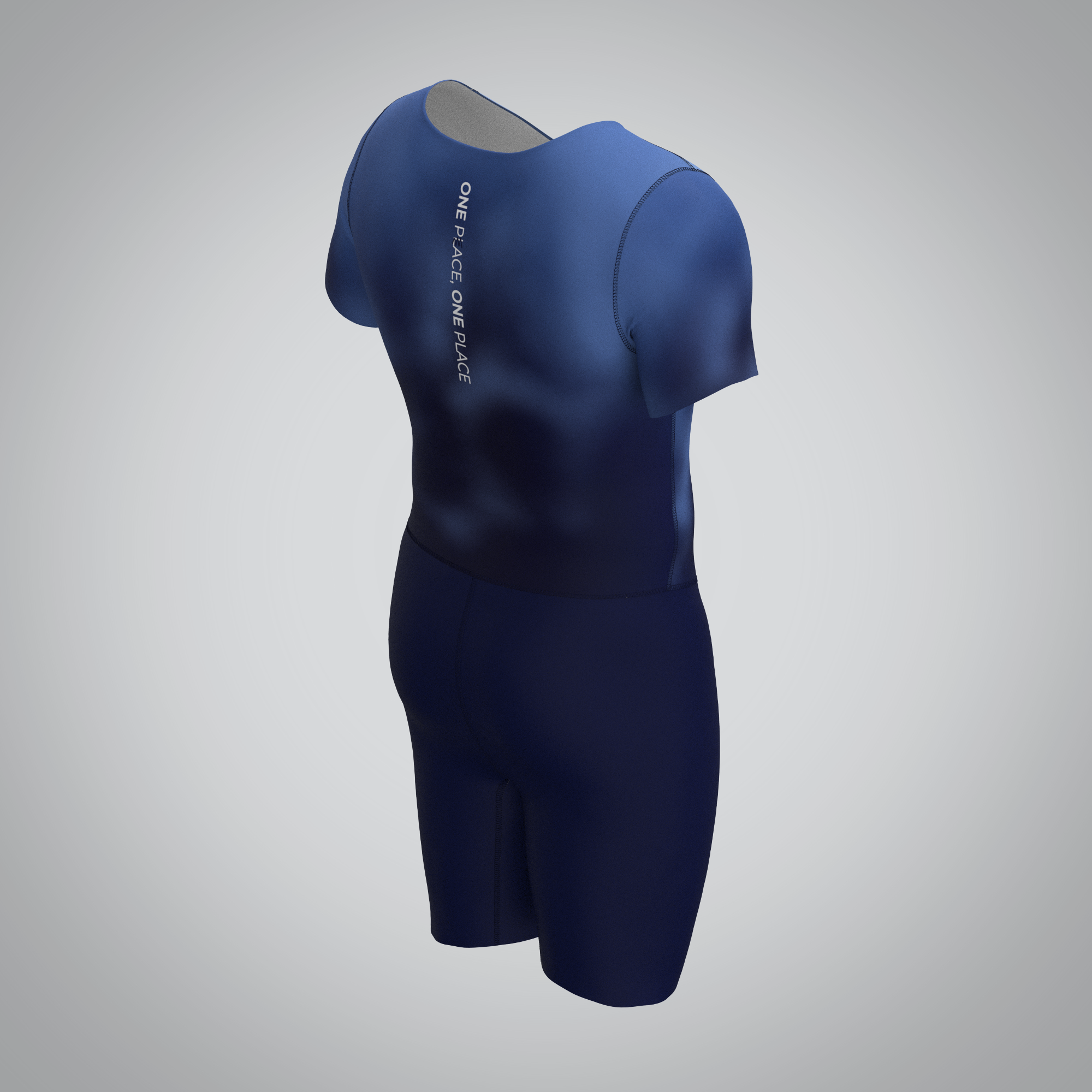 Combinaison manches courtes blue race