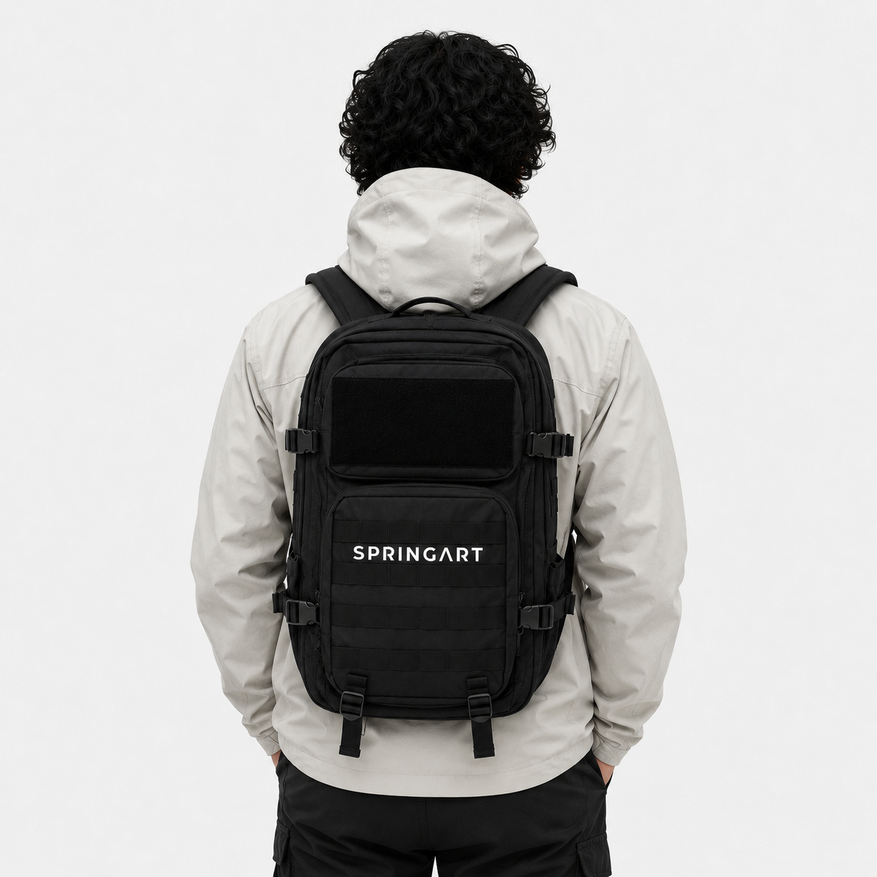 Sac à dos cargo noir