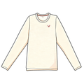 Women's Antique White NYC Long Sleeve T-Shirt