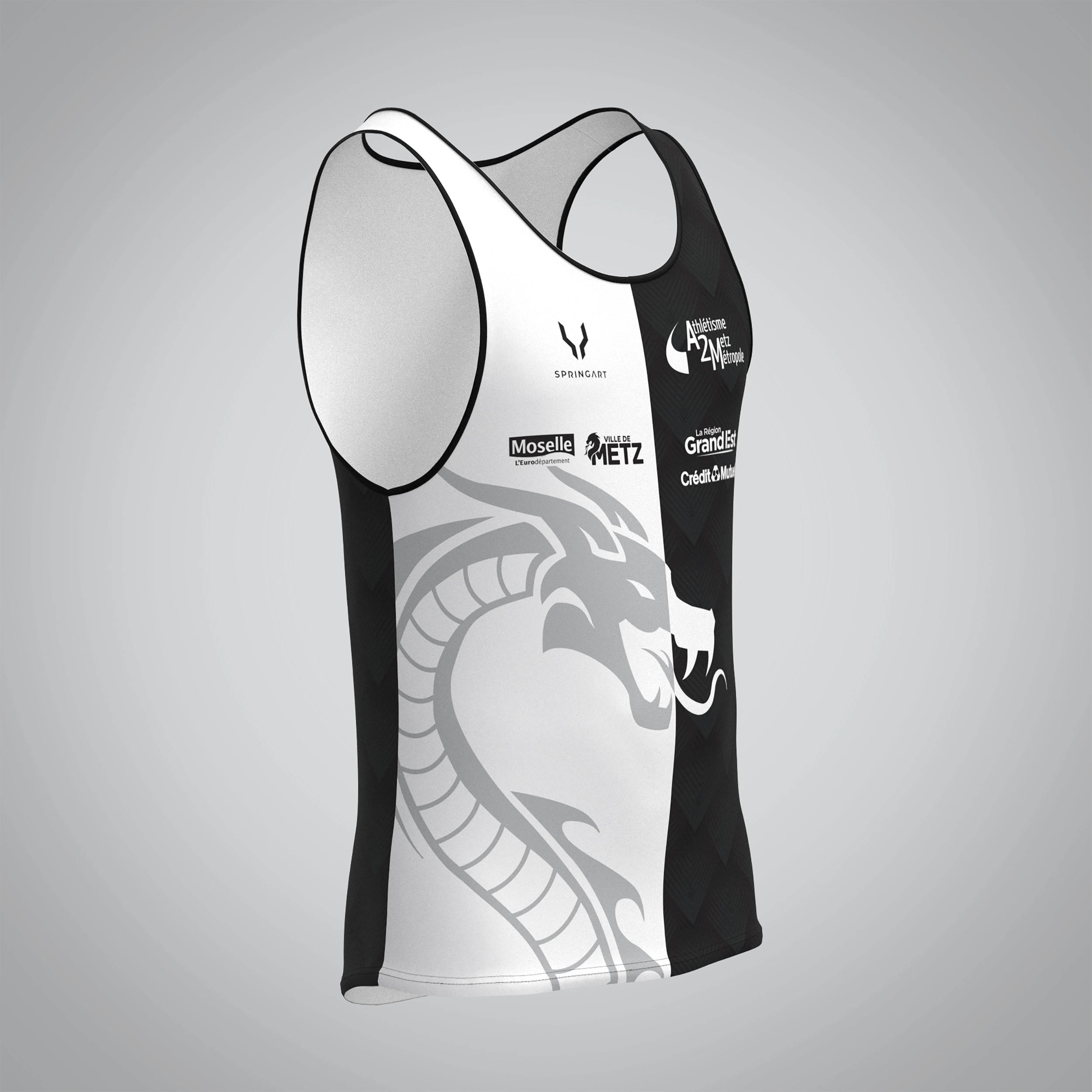 Débardeur Classique Homme Athlétisme Metz Métropole