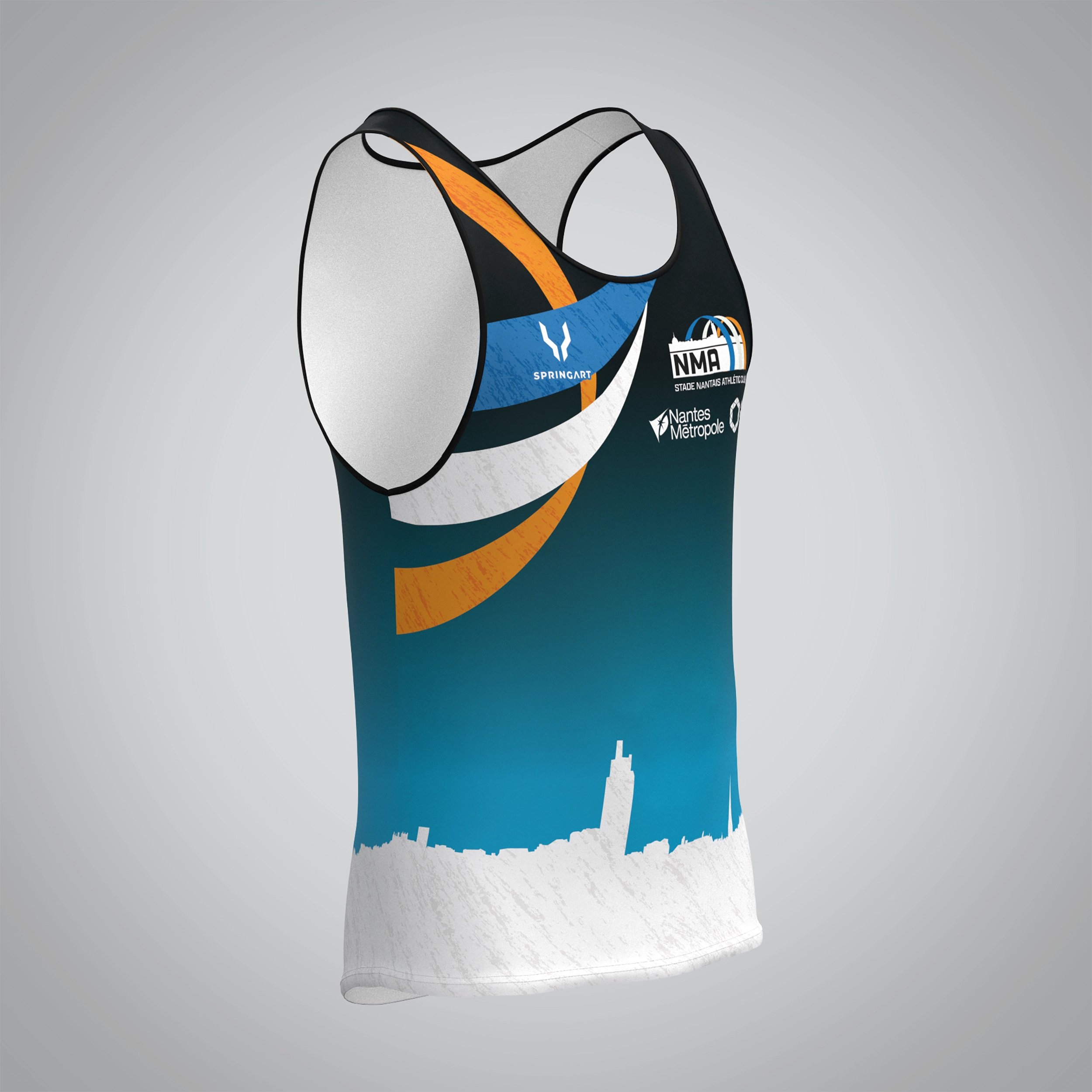 Débardeur Classique Homme Nantes Métropole Athlétisme