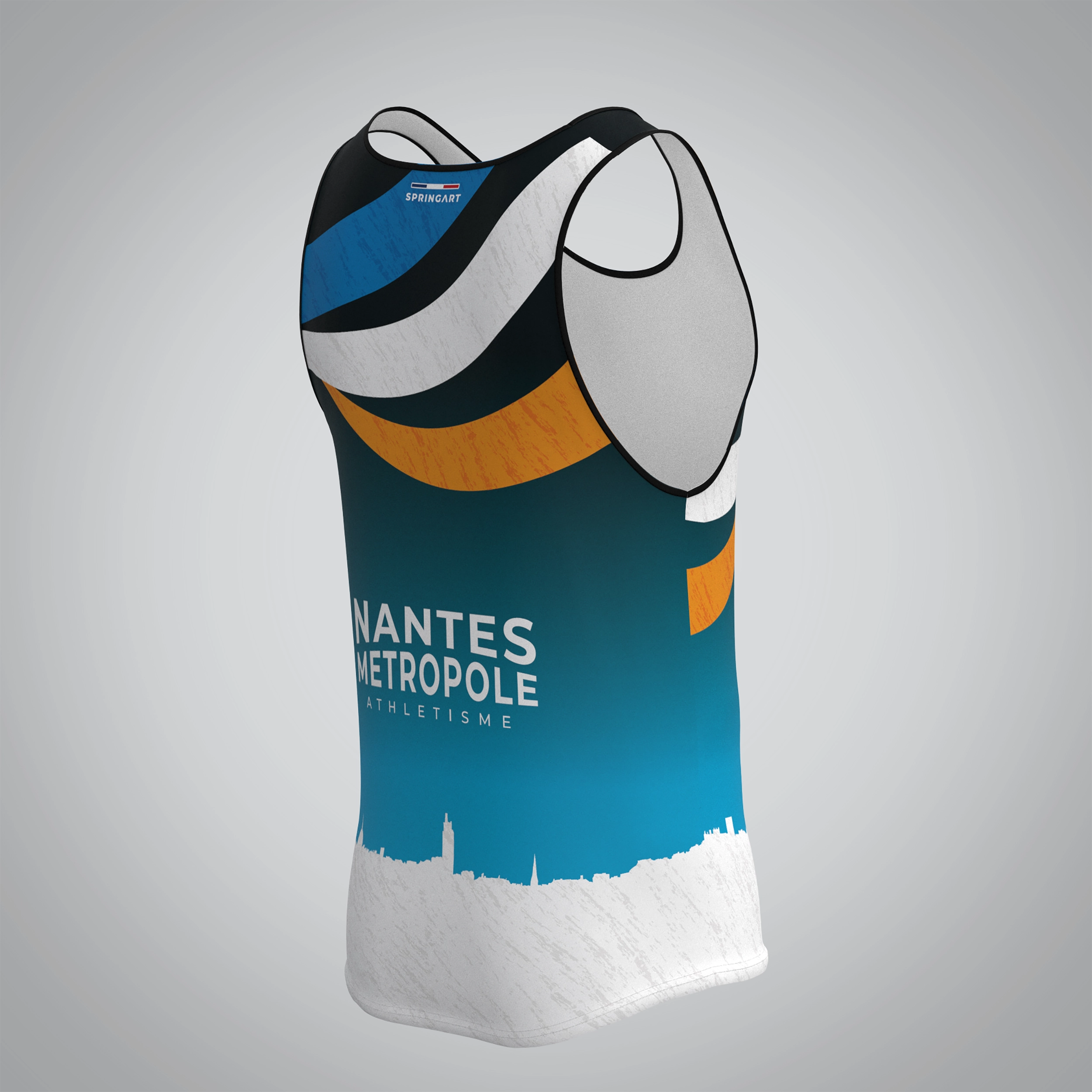 Débardeur Classique Homme Nantes Métropole Athlétisme