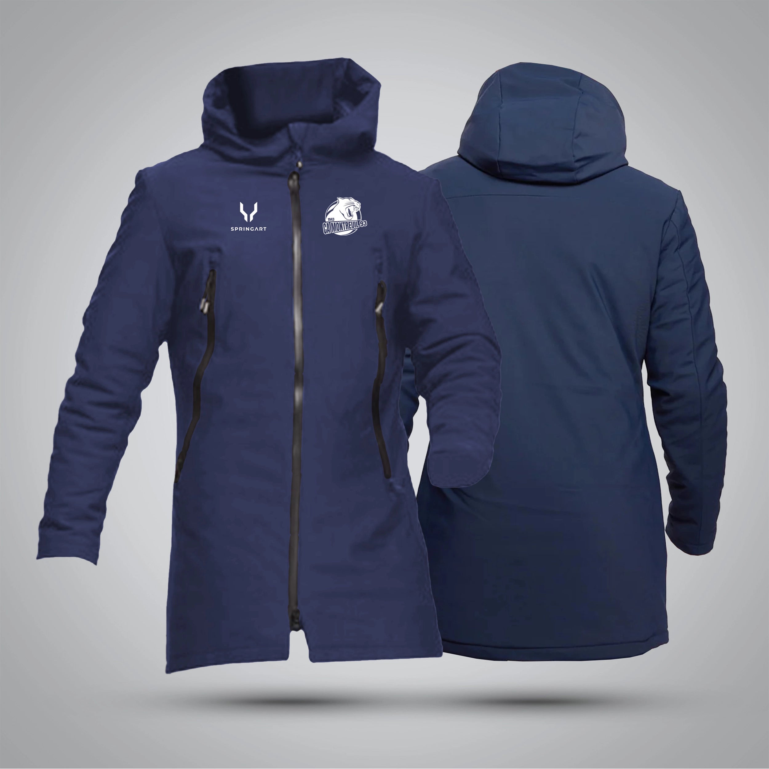 Parka softshell avec doublure doudoune CA Montreuil 93