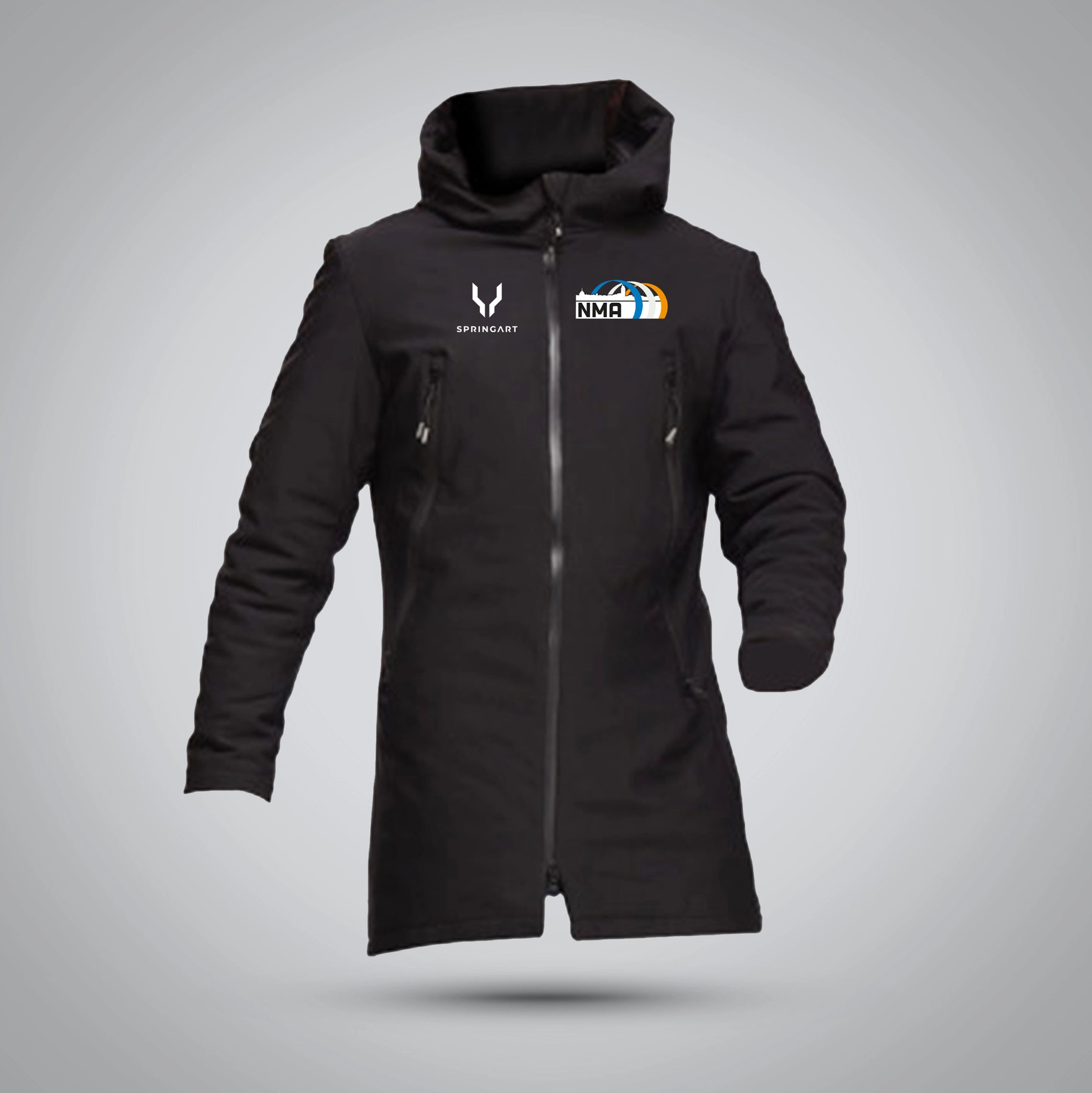 Softshell parka with down lining Nantes Métropole Athletics
