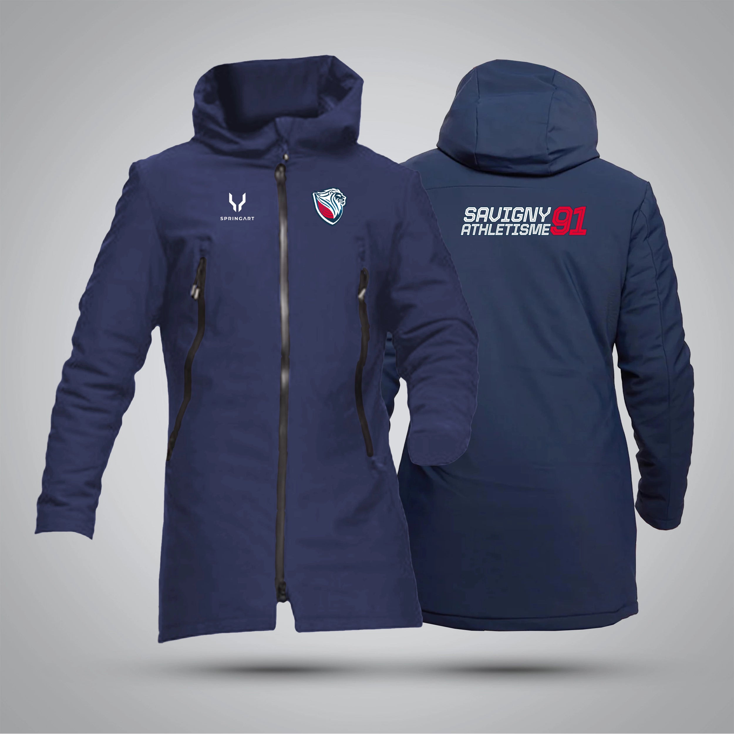 Parka softshell avec doublure doudoune Savigny Athlétisme 91