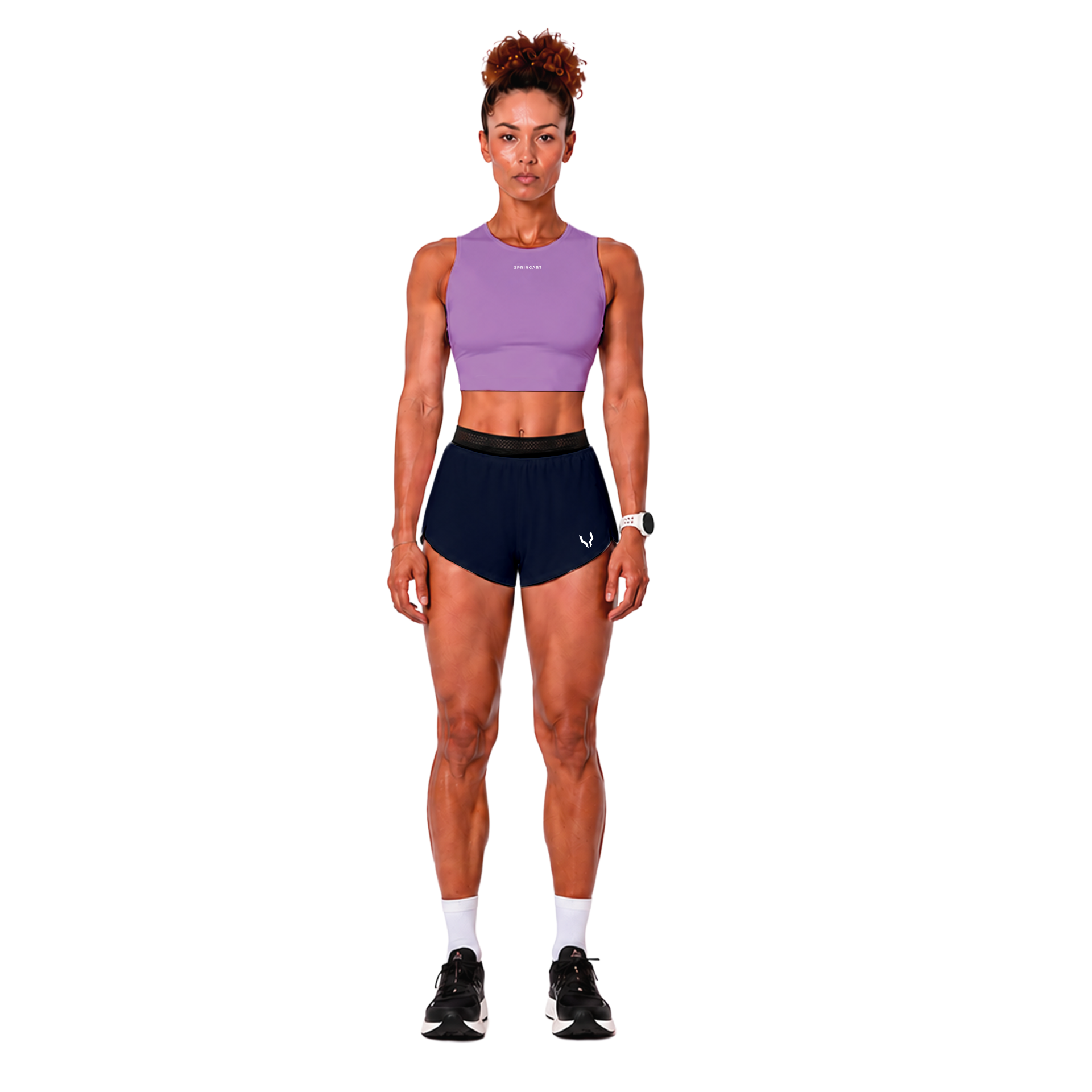Short flottant femme blue midnight