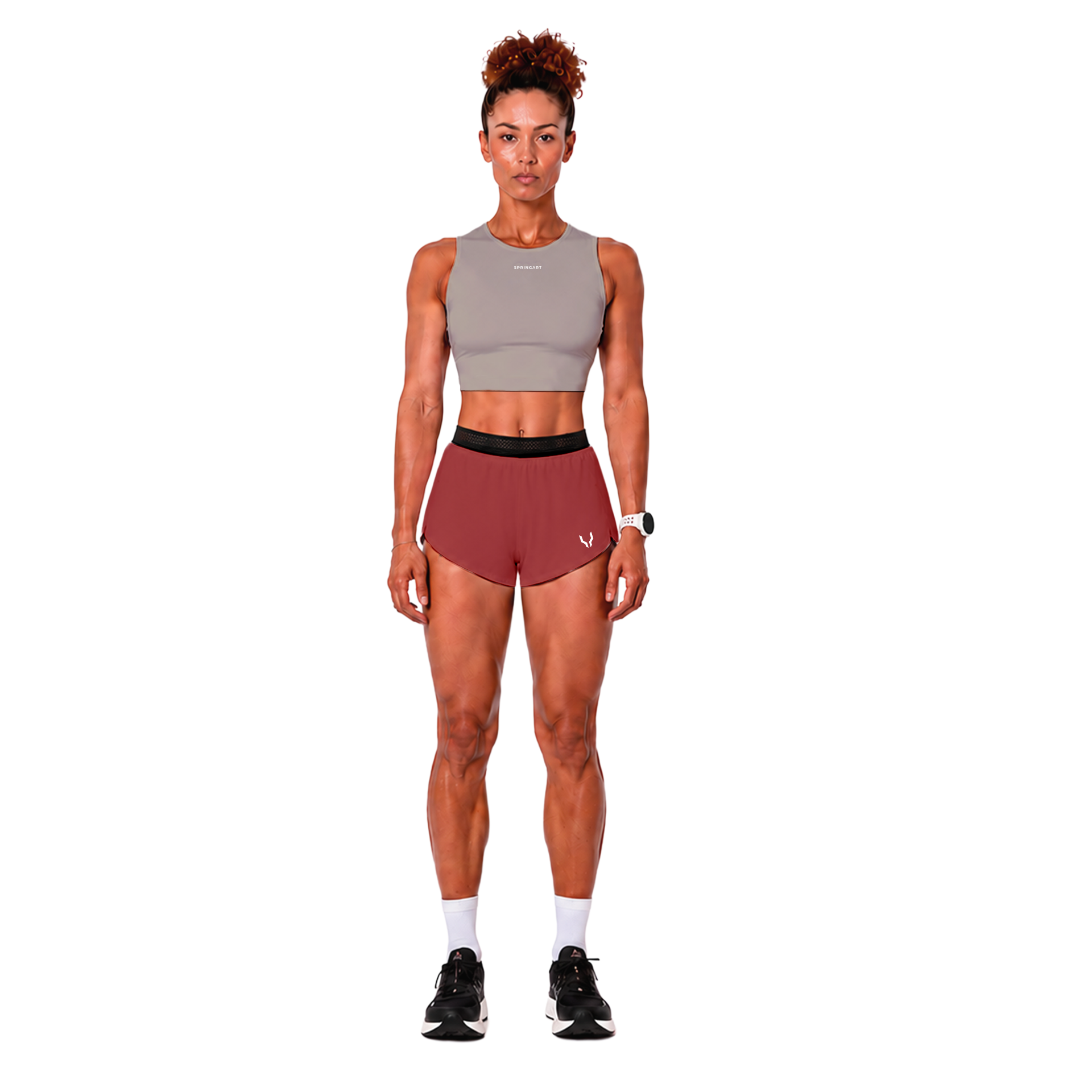 Short flottant femme cinnabar