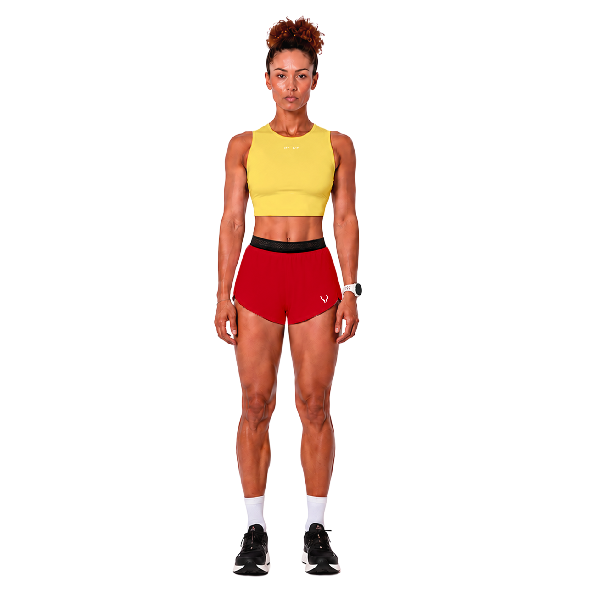 Short flottant femme red alert