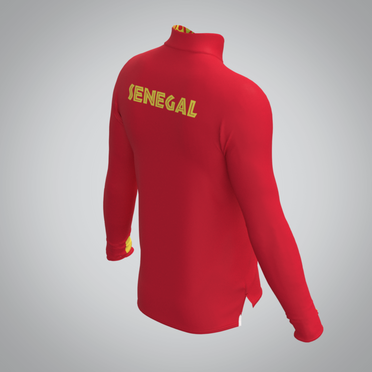 Quart Zip Homme Sénégal – Image 3