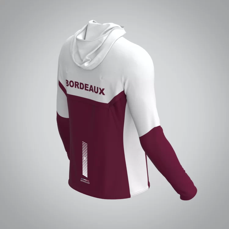 Veste Imperméable Mixte Bordeaux Athle – Image 3